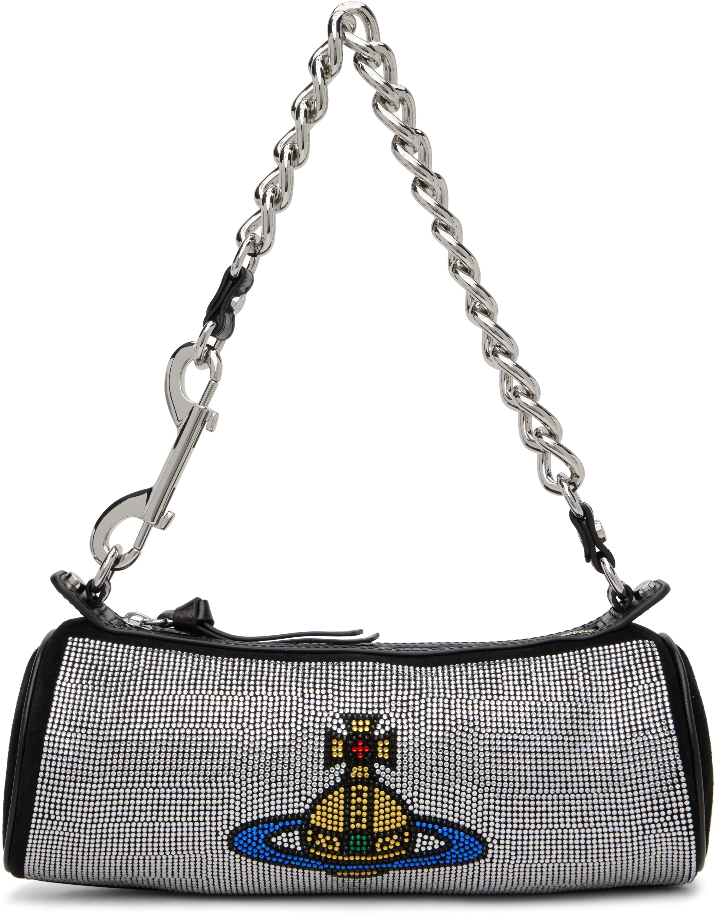Black Cindy Cylinder Bag by Vivienne Westwood on Sale