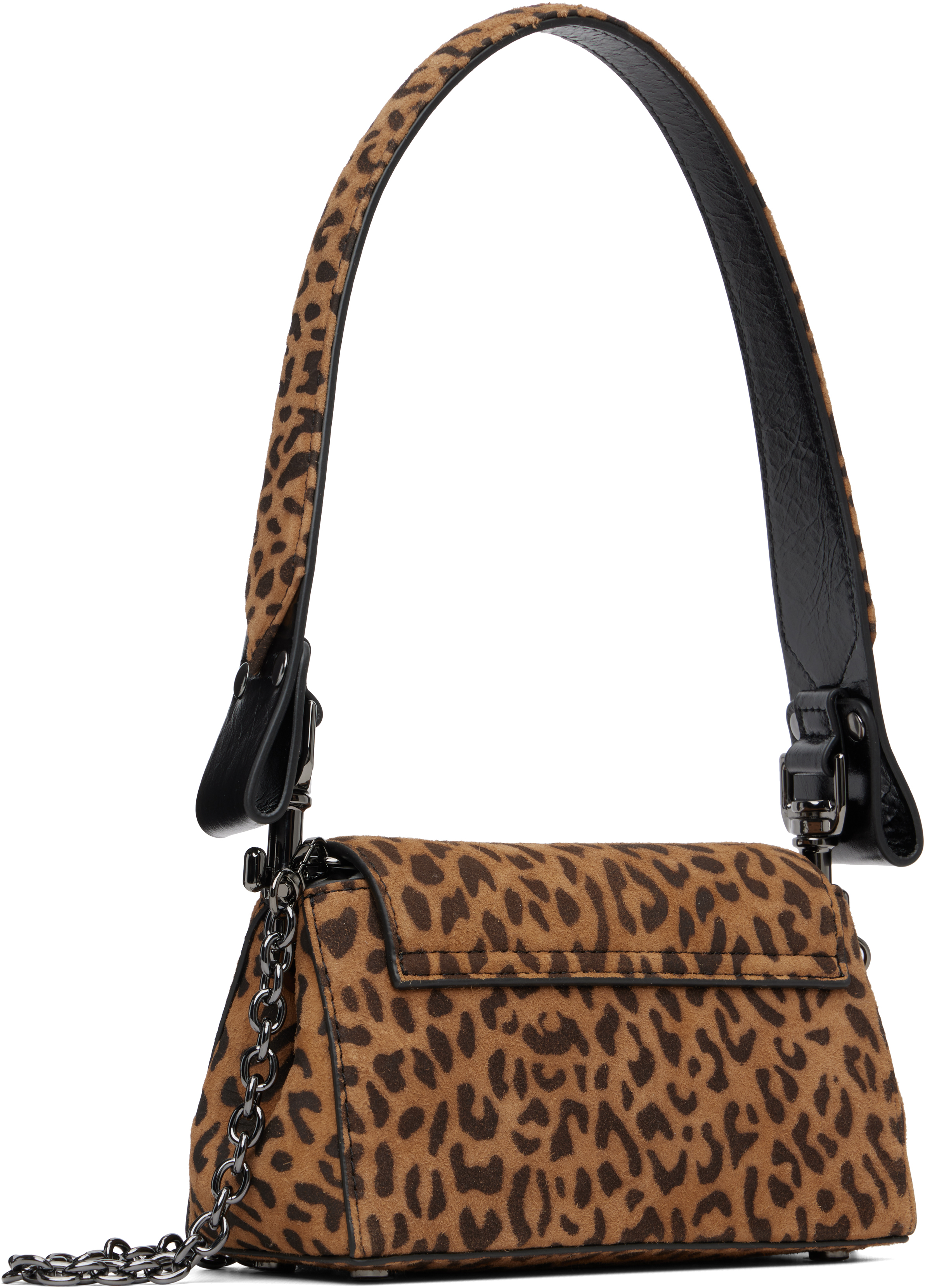 Vivienne Westwood Brown Hazel Small Handbag In Animal Print