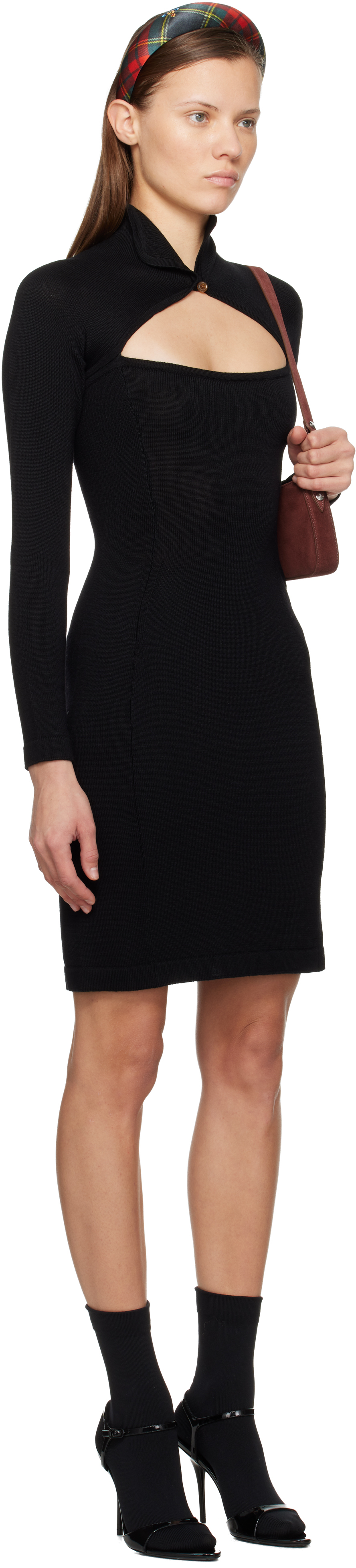 Vivienne Westwood Black Pamela Minidress In Black