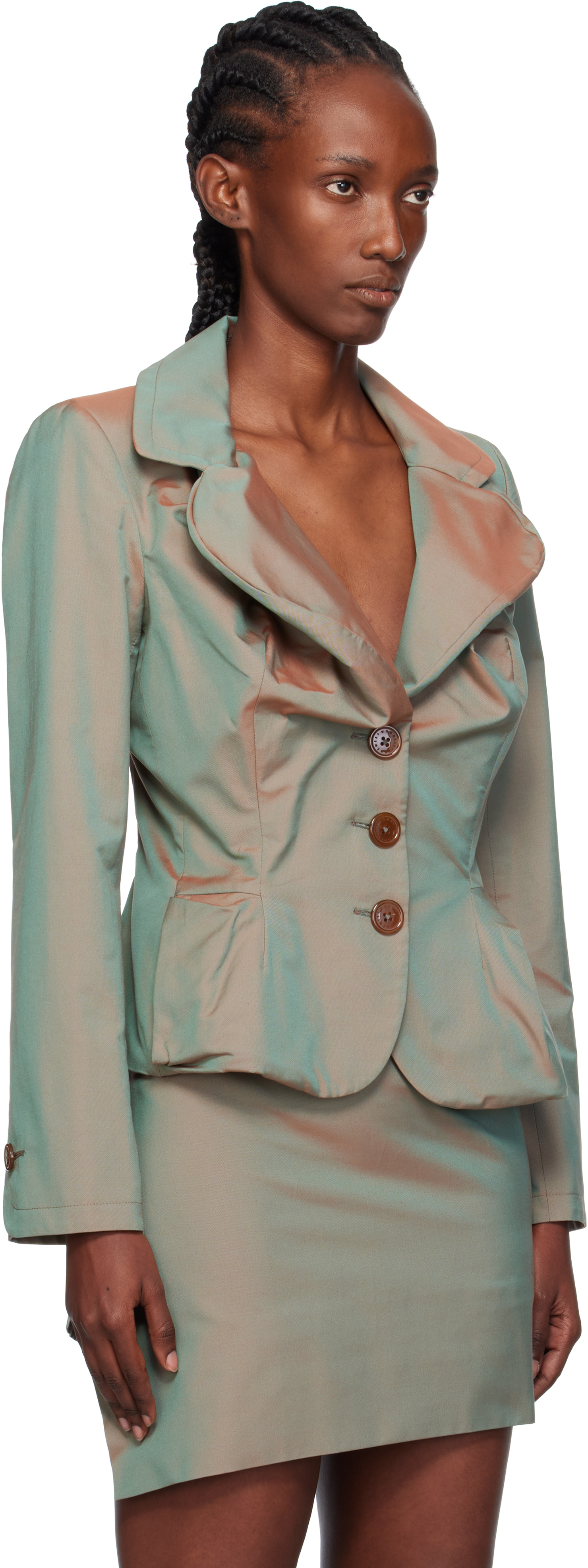 Vivienne Westwood Drunken Blazer In Green