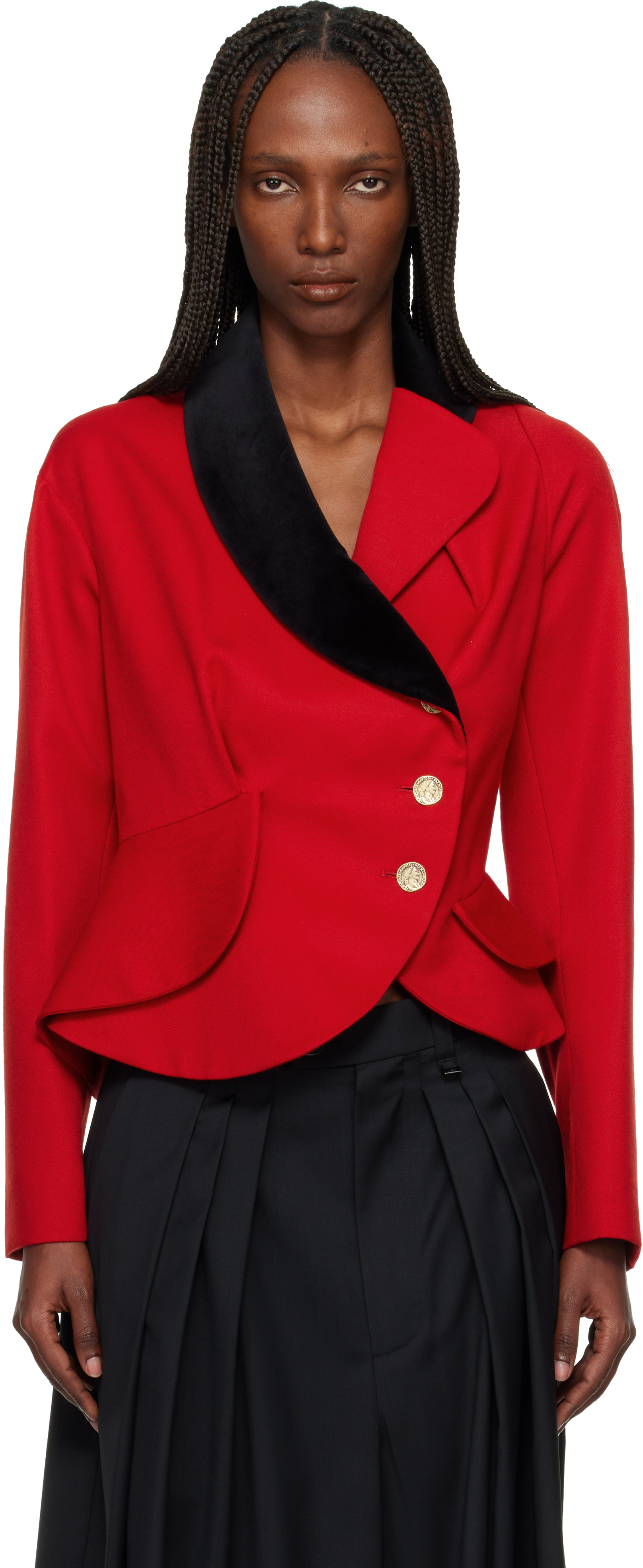 Vivienne Westwood Red Stormy Blazer In Red