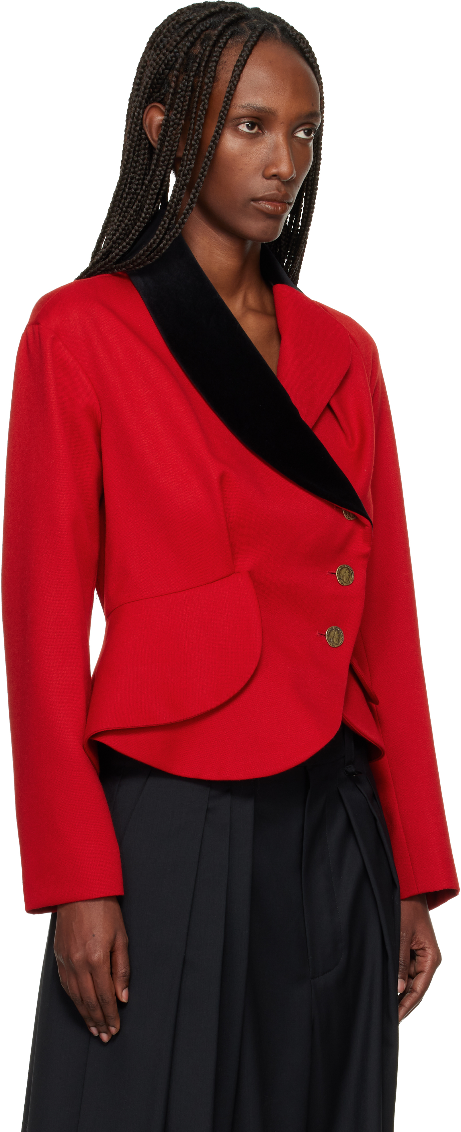 Vivienne Westwood Red Stormy Blazer In Red