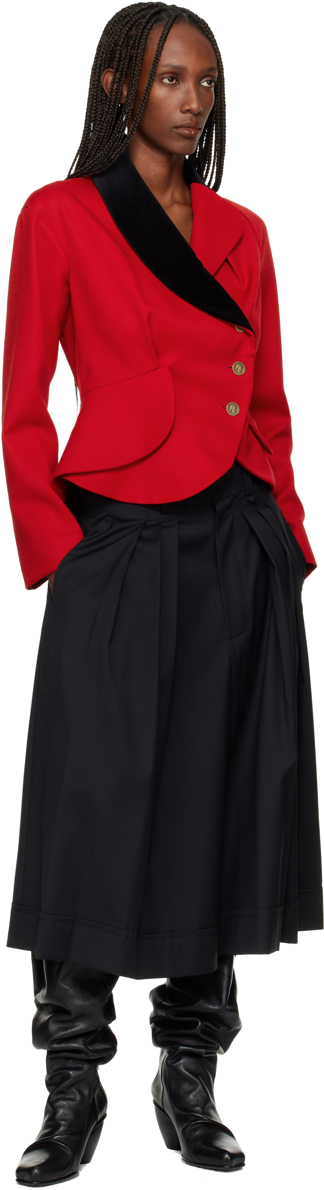 Vivienne Westwood Red Stormy Blazer In Red