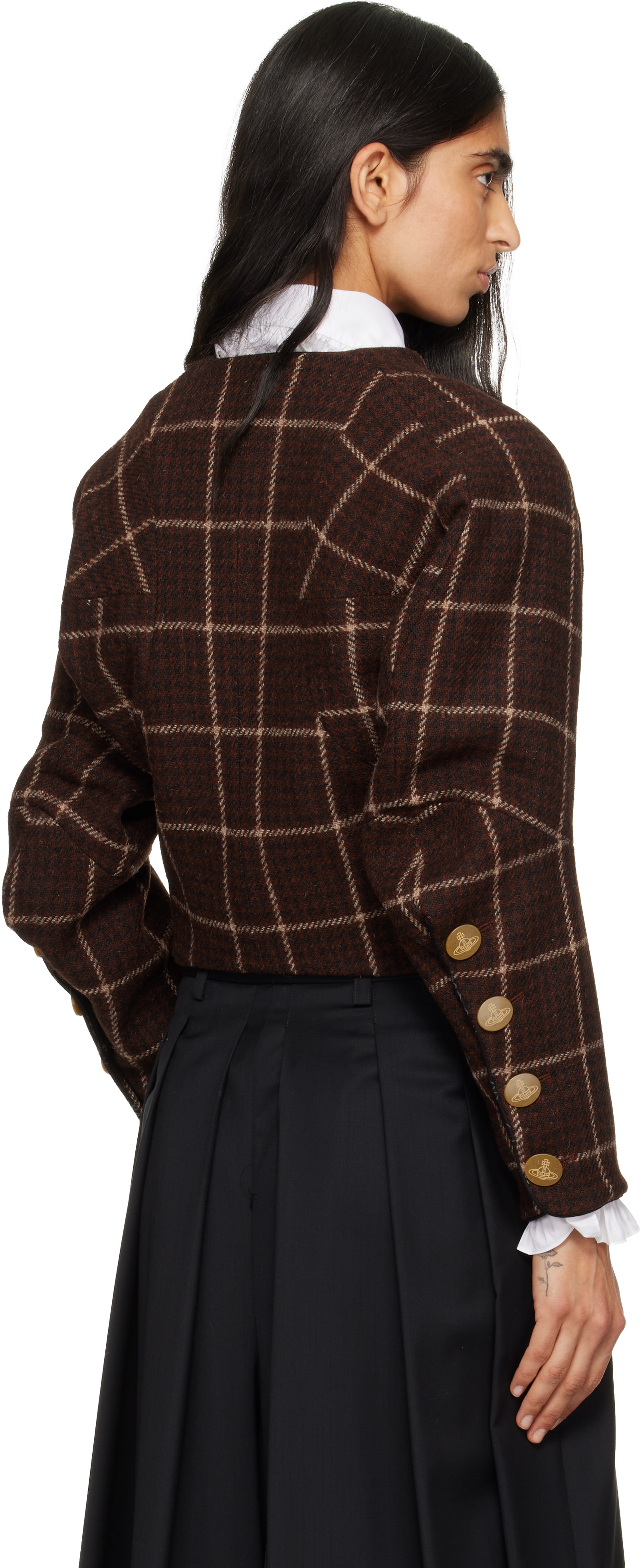 Vivienne Westwood Brown Pourpoint Jacket In Brown