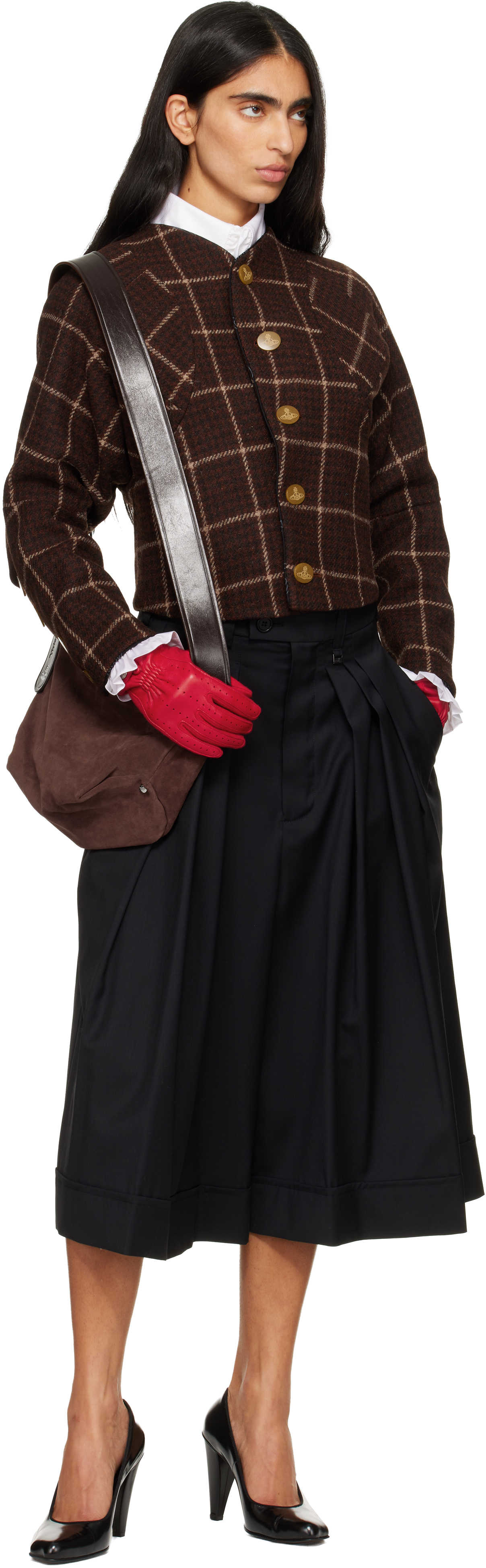 Vivienne Westwood Brown Pourpoint Jacket In Brown