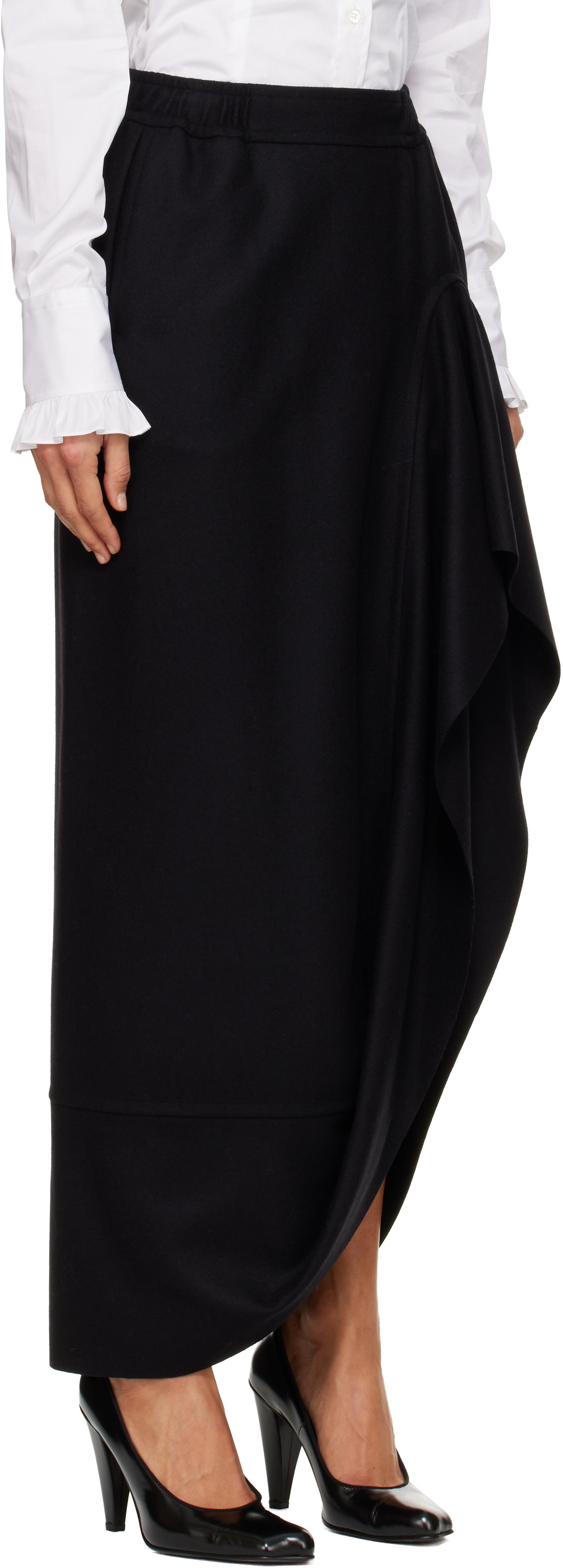 Vivienne Westwood Black Frame Maxi Skirt In Black