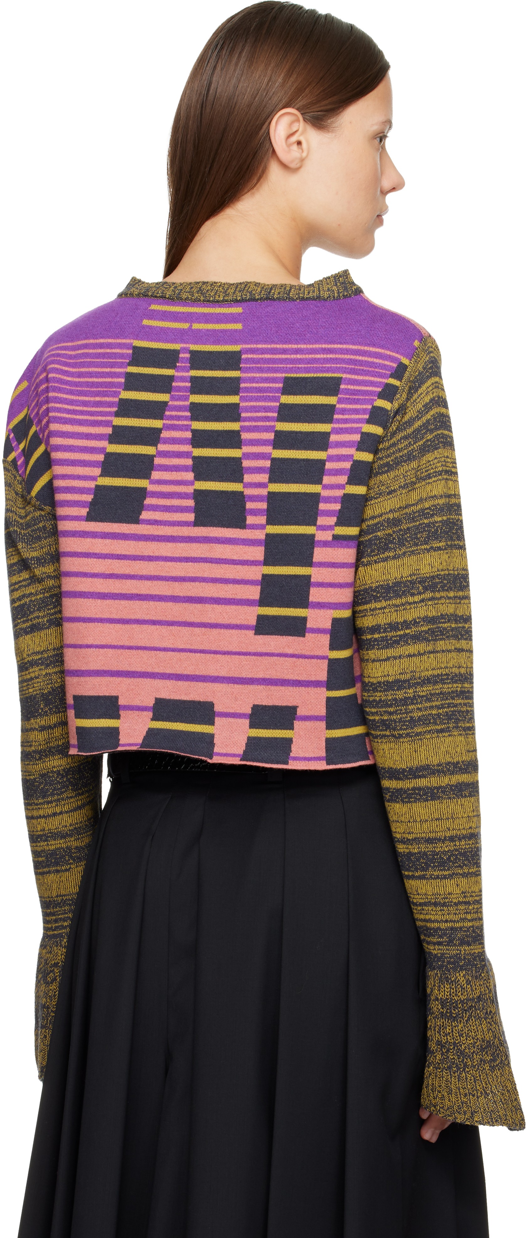 Vivienne Westwood Yellow & Pink Bruno Cardigan In Multi