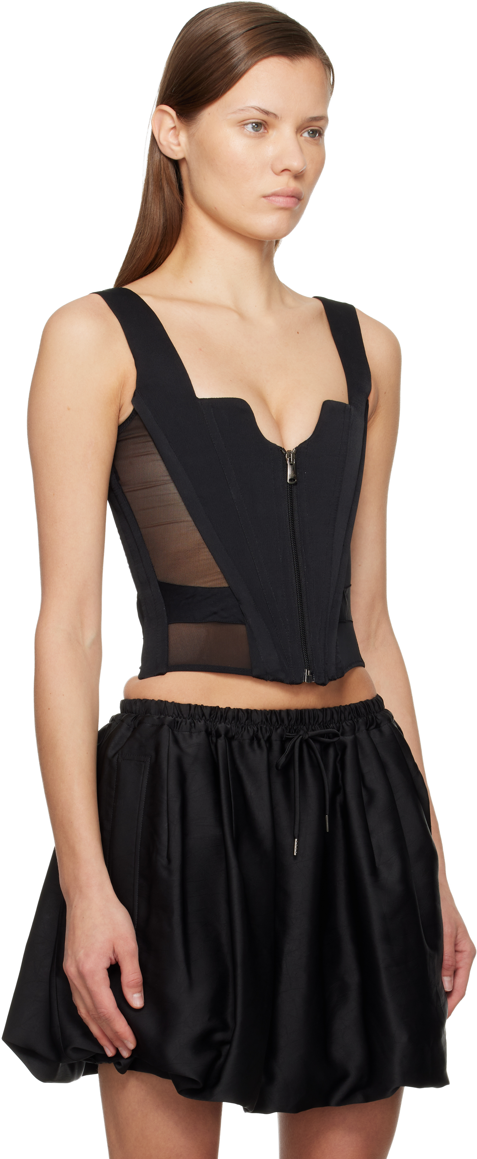 Vivienne Westwood Black Juliet Corset Top In Black