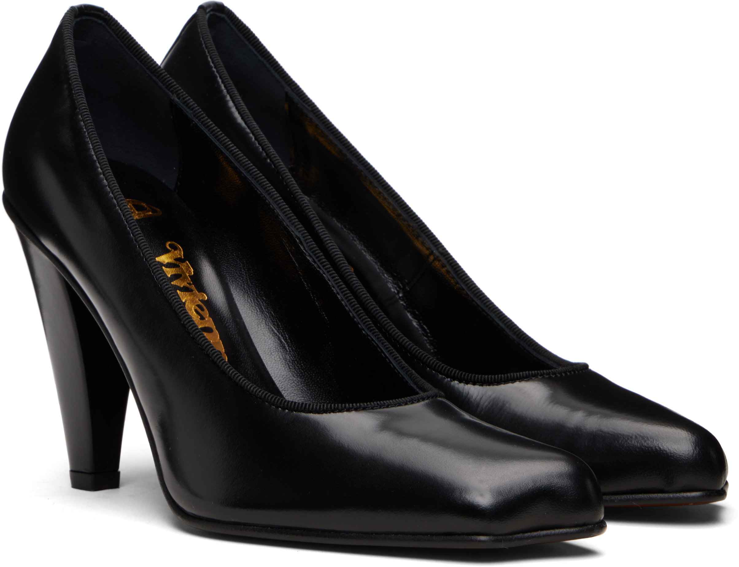 Vivienne Westwood Black Power Court Heels In Black