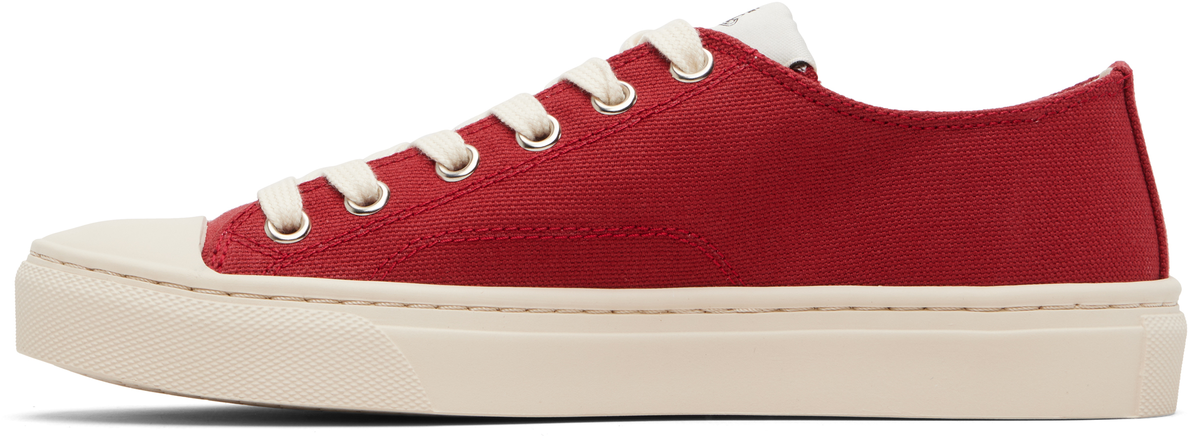Vivienne Westwood Red Low Top Plimsoll Sneakers In Red