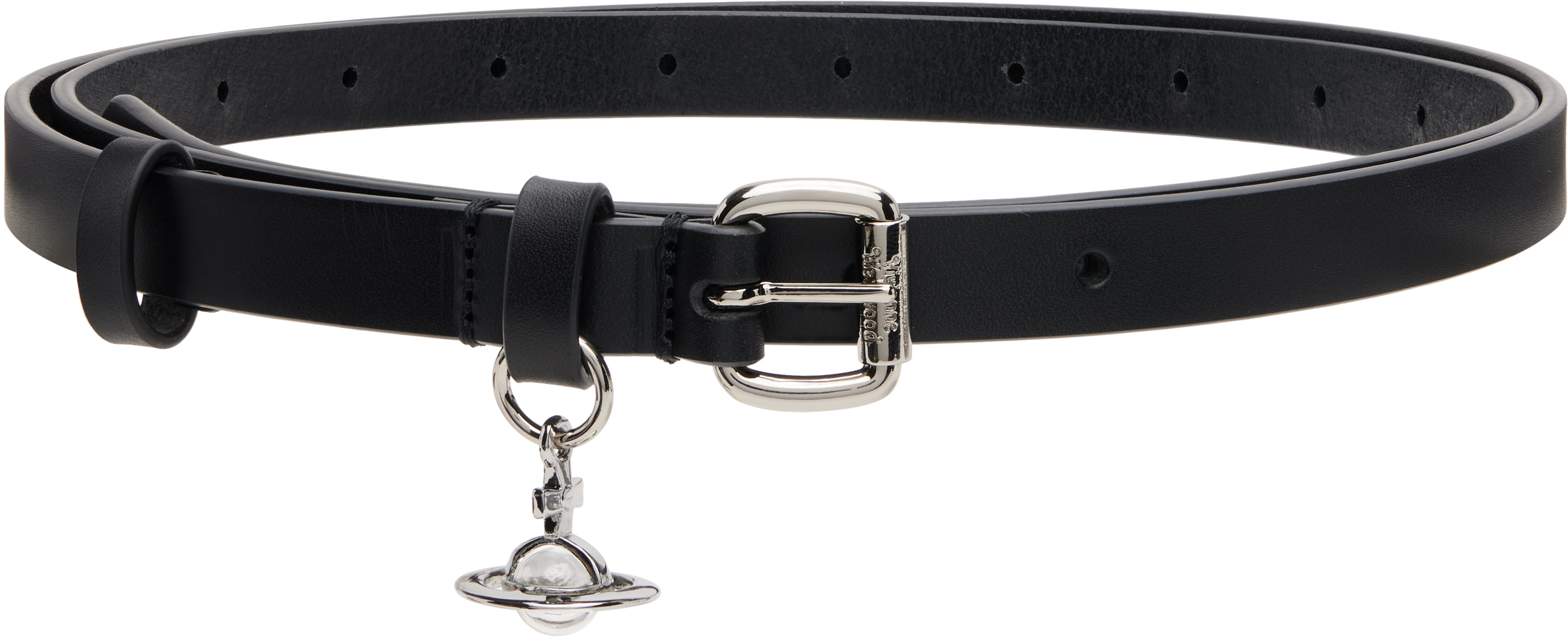 Vivienne Westwood: ブラック Alex Charm ベルト | SSENSE 日本