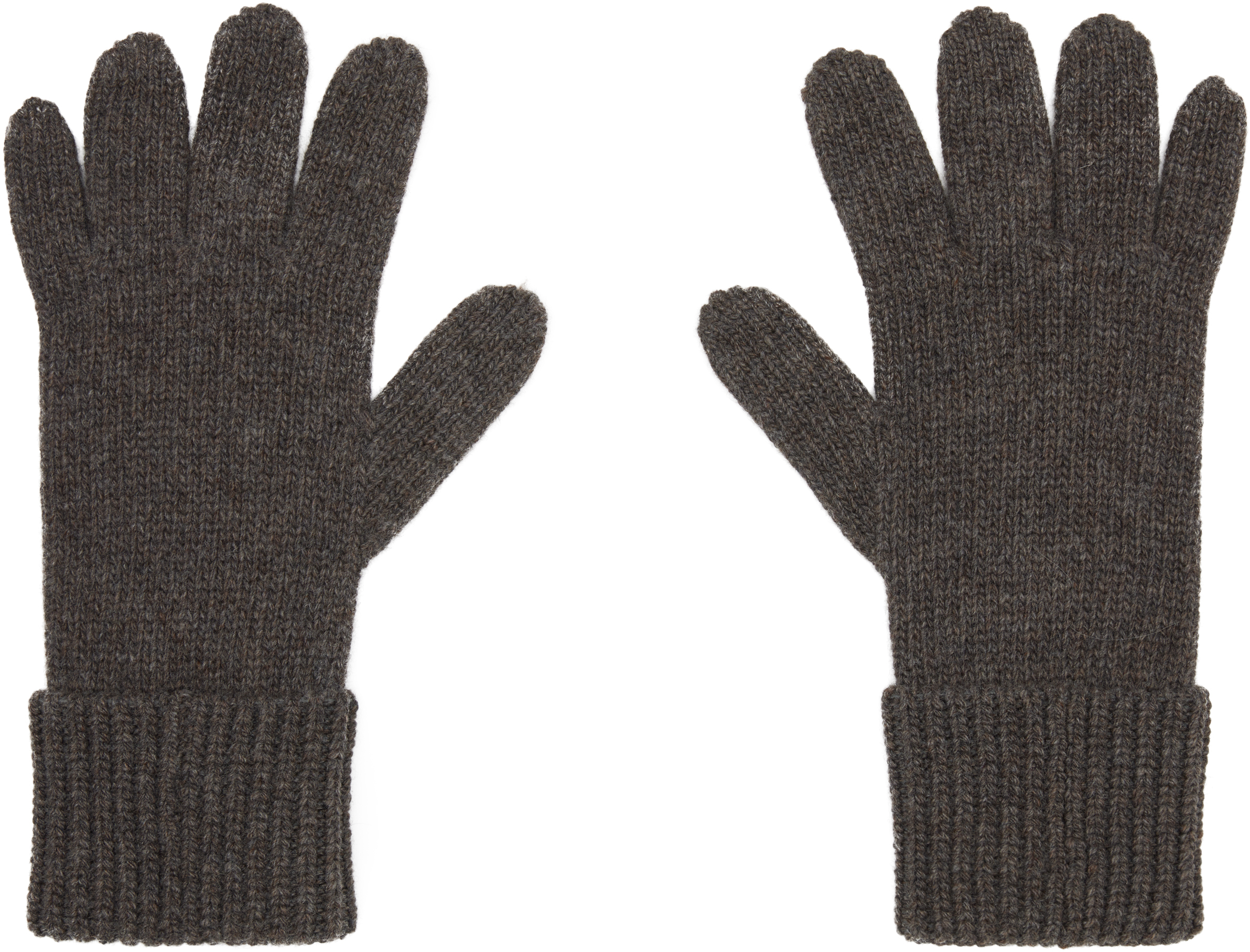 Vivienne Westwood Gray Sporty Gloves In Gray