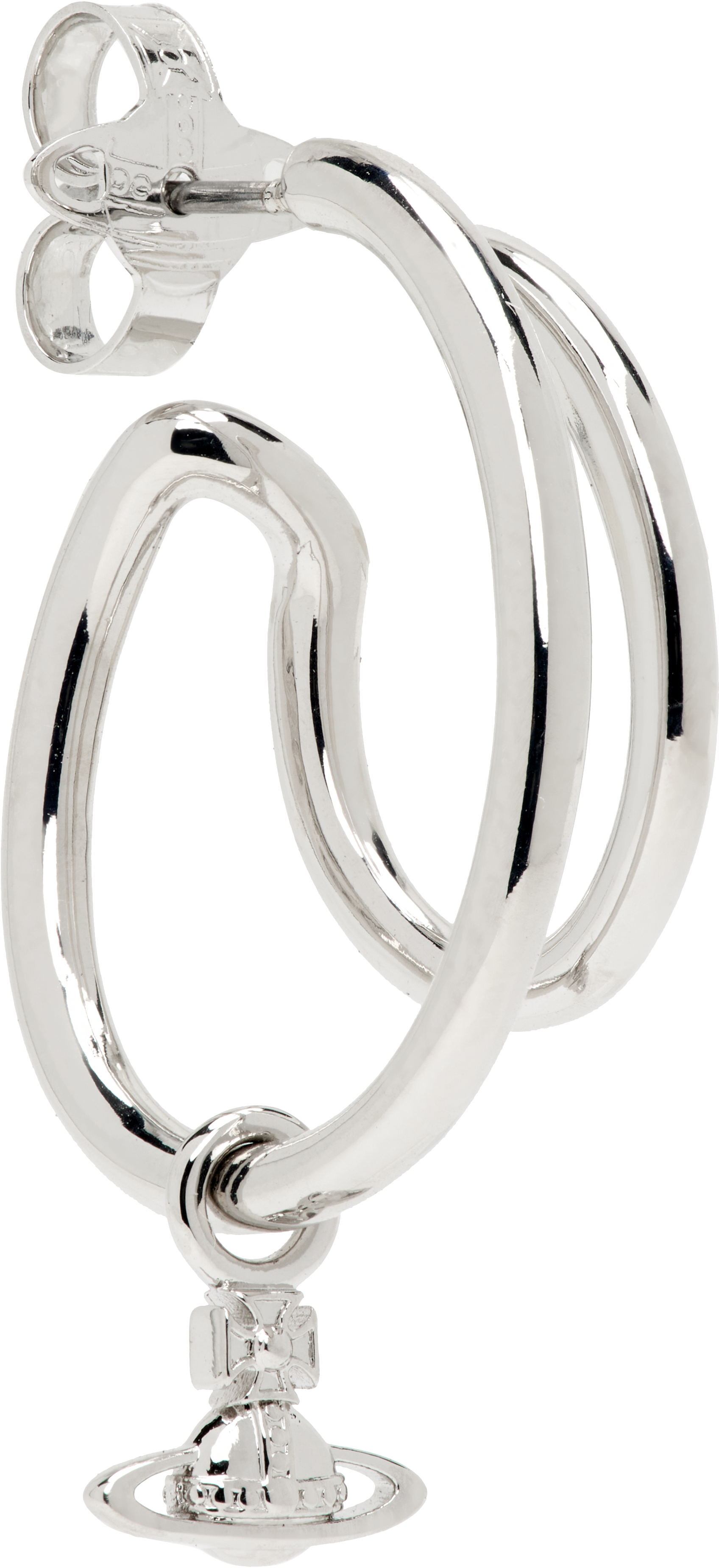 Vivienne Westwood Ronda Single Earring In Metallic