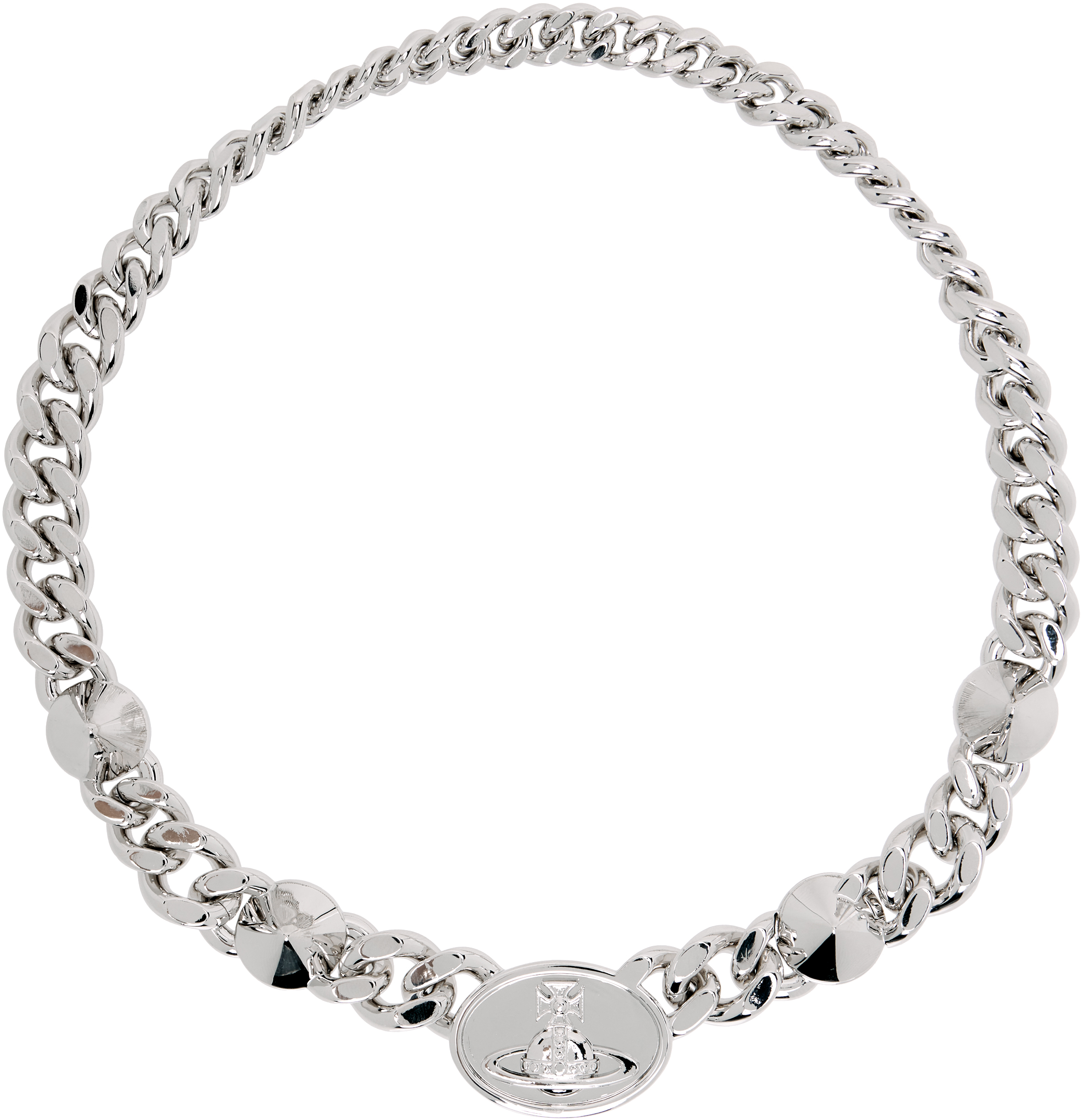 Vivienne Westwood Chester Large Necklace In Metallic