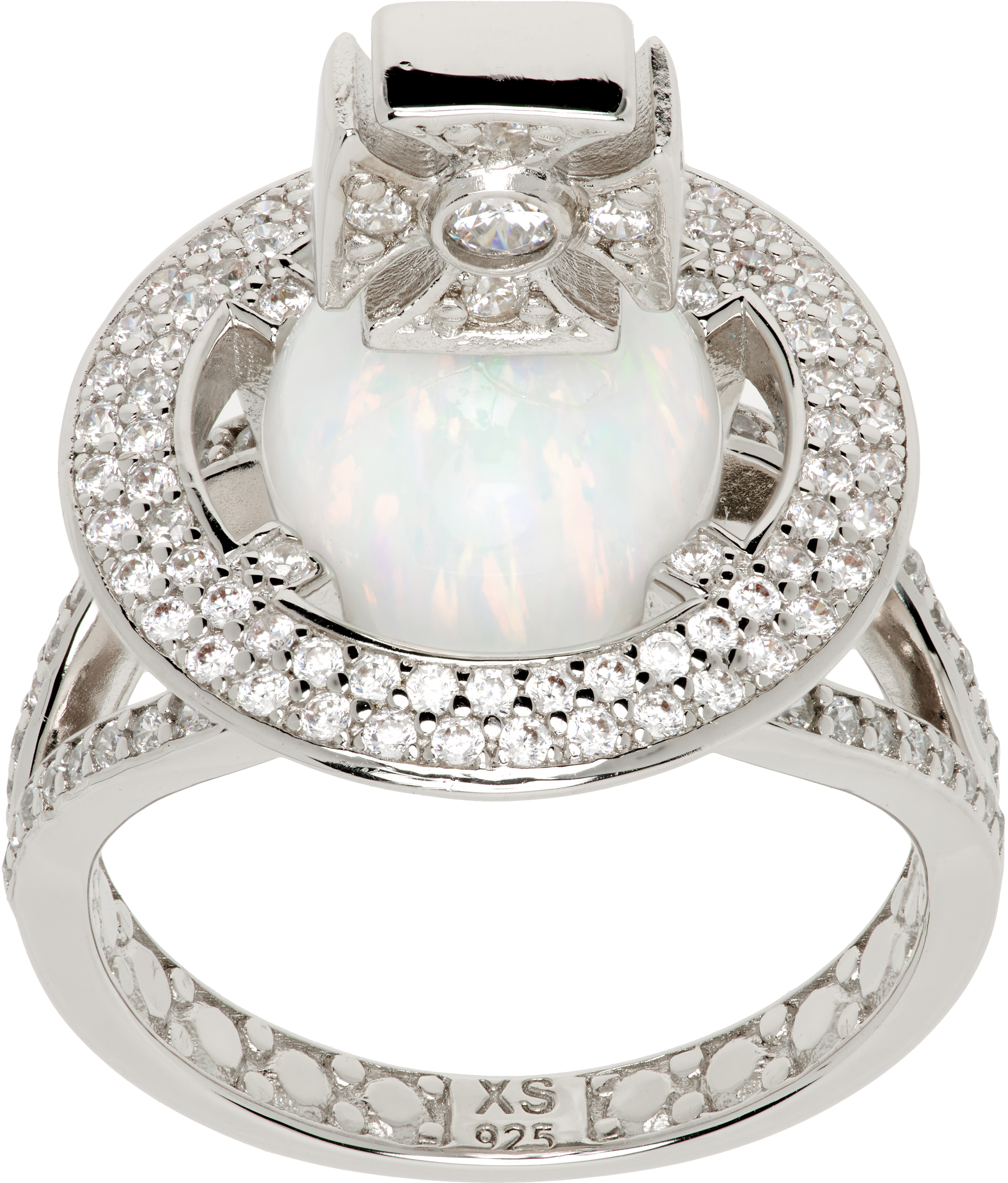 Vivienne Westwood Eabha Ring In Metallic