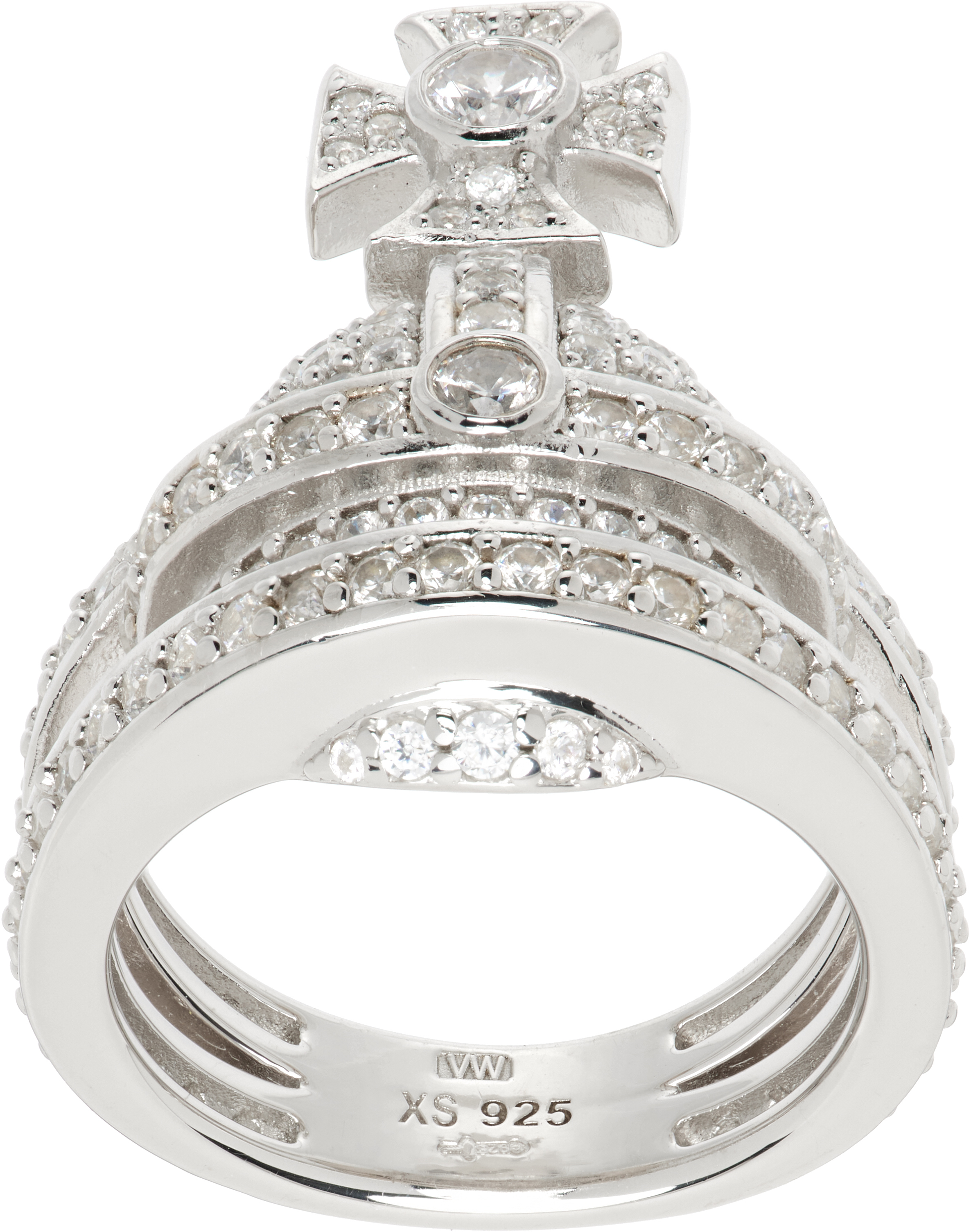 Vivienne Westwood Orb Ring In White