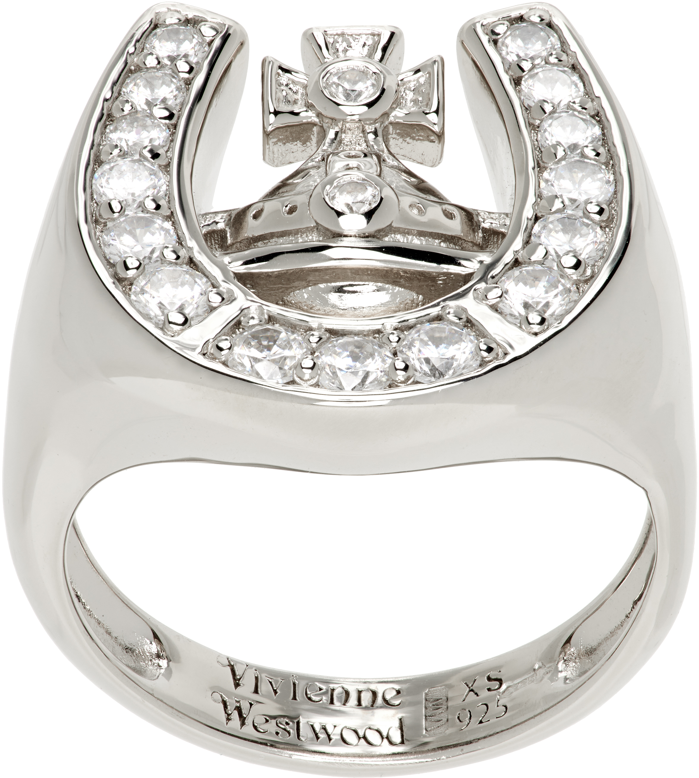 Vivienne Westwood Mare Ring In Metallic