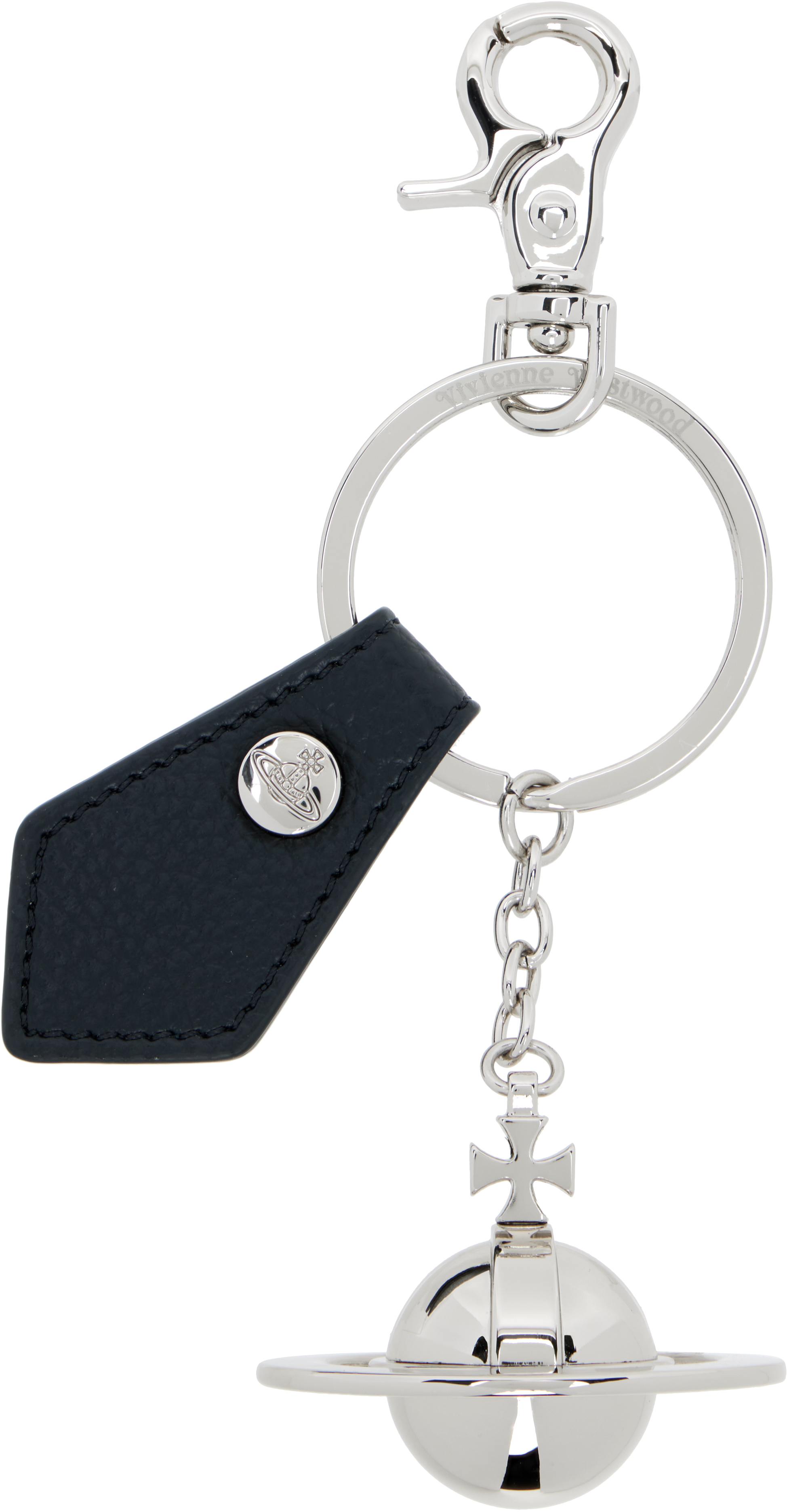 VIVIENNE WESTWOOD 3D ORB キーホルダー Vivienne Westwood: Silver 3D Orb Keychain | SSENSE