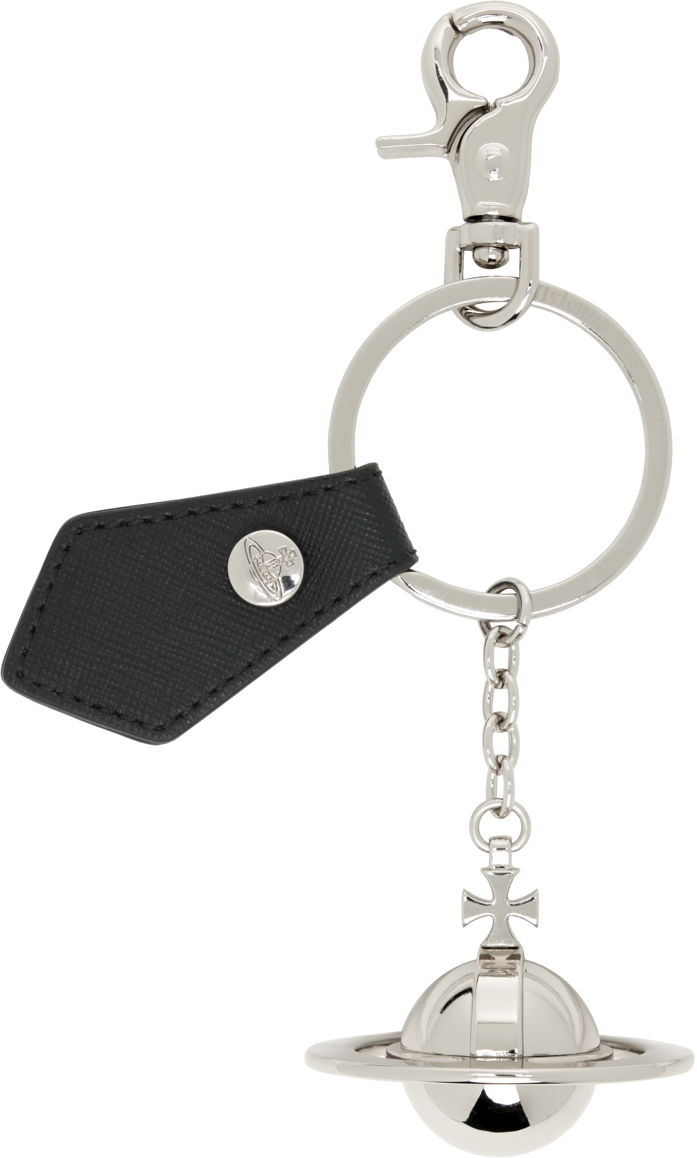 Vivienne Westwood✨ラウンドオーブキーホルダー　シルバー Silver 3D Orb Keychain by Vivienne Westwood on Sale