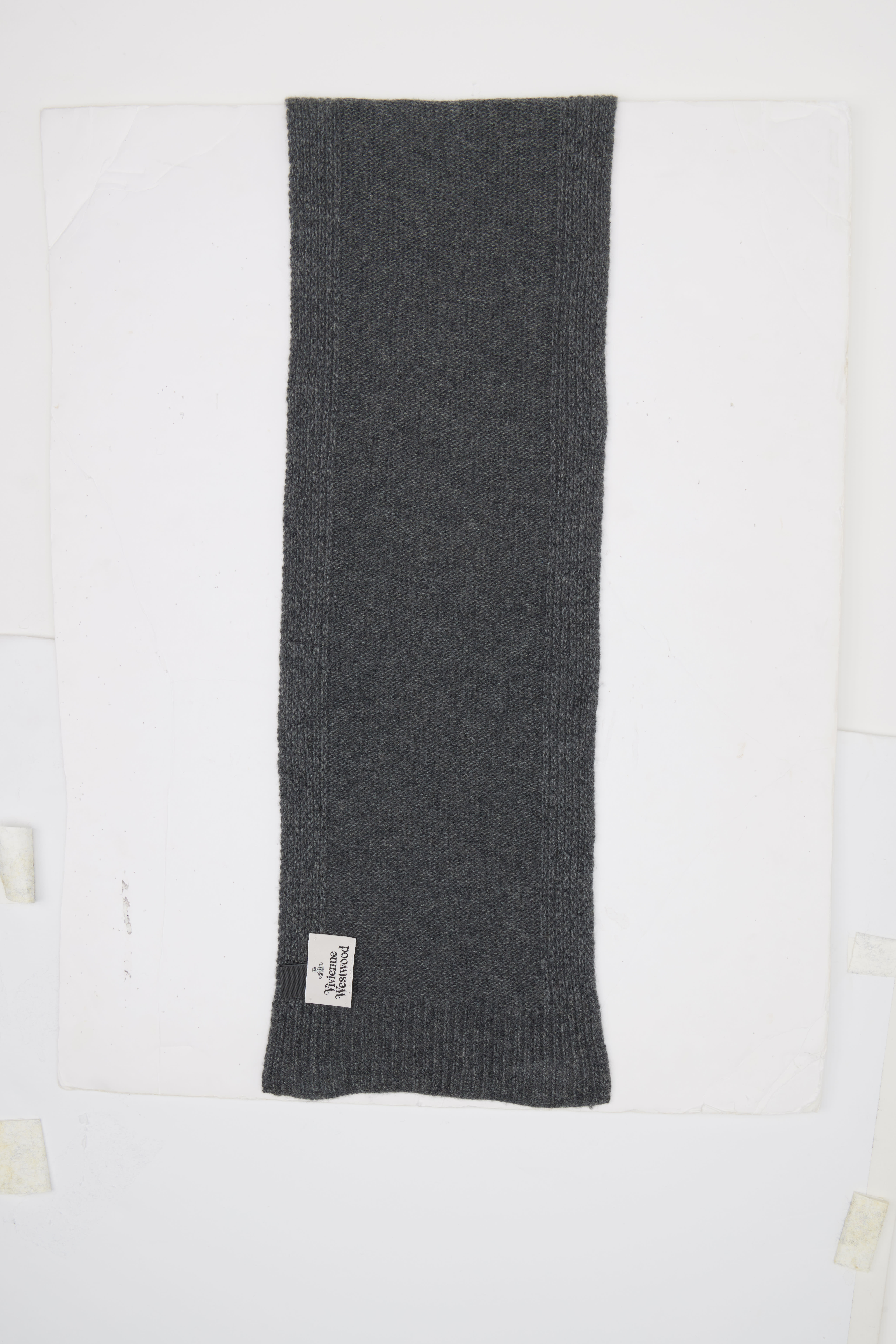 Vivienne Westwood Cashmere Scarf In Gray