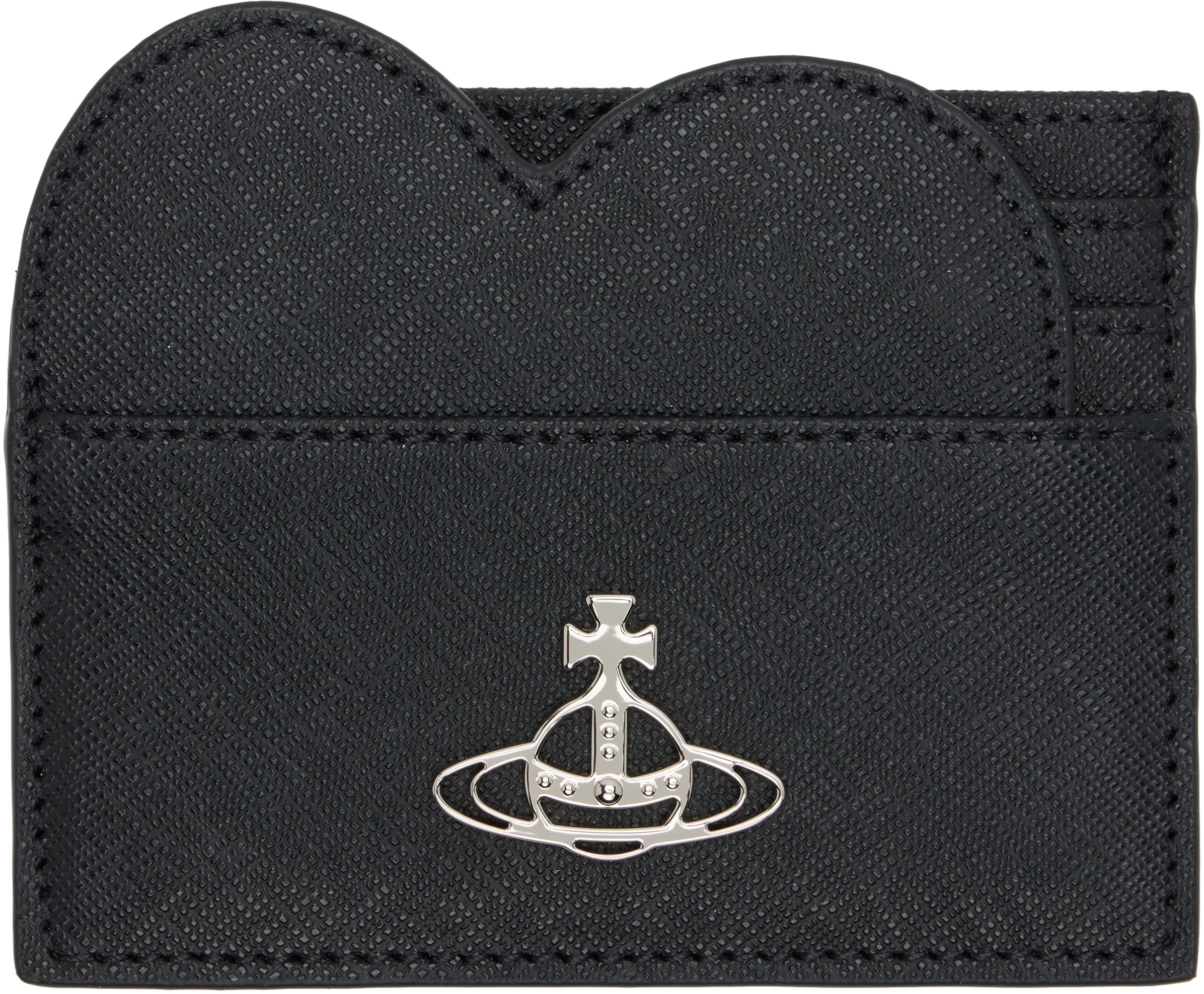 Vivienne Westwood Black Heart Card Holder