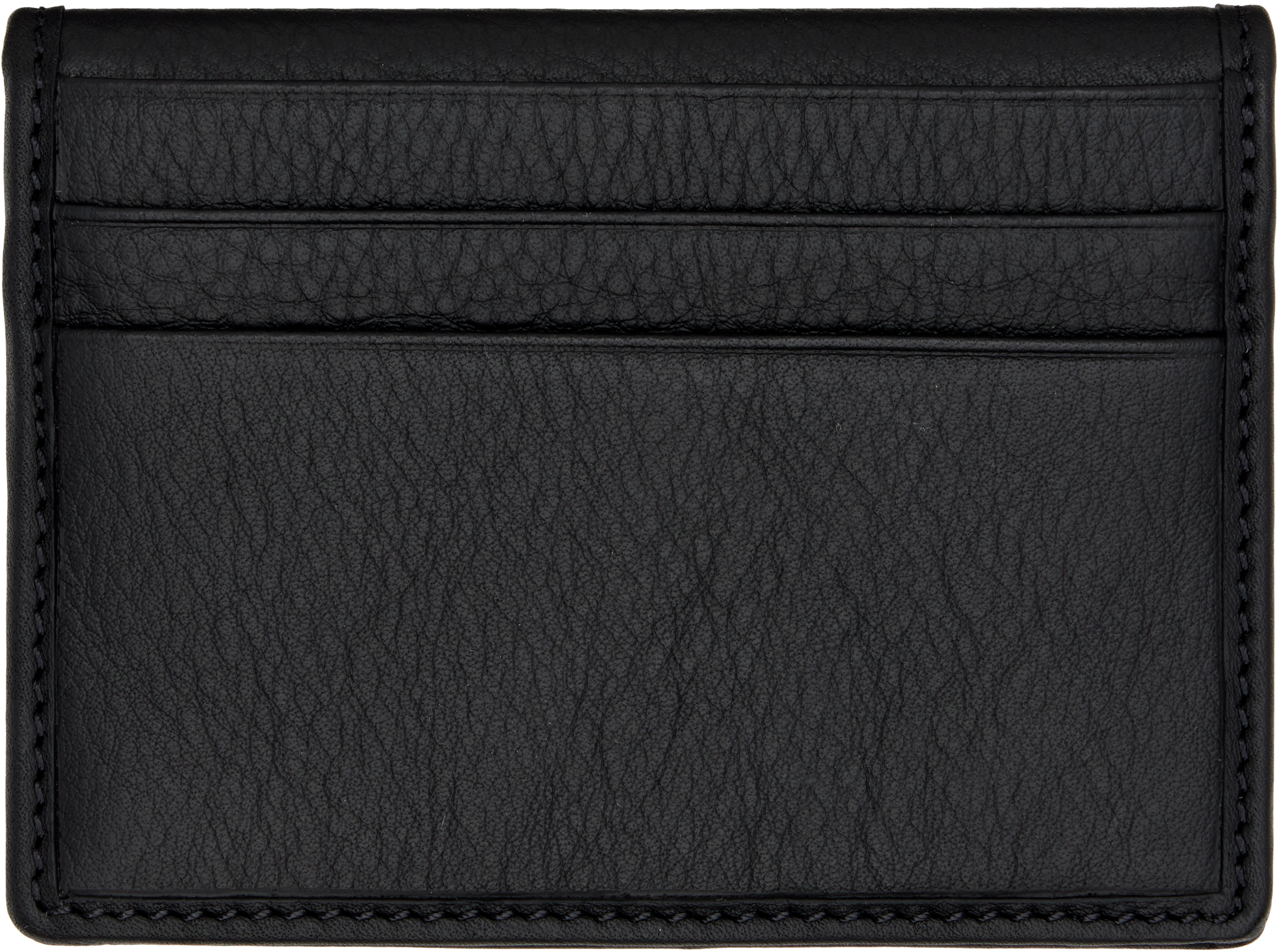 Vivienne Westwood Black Injected Orb Card Holder