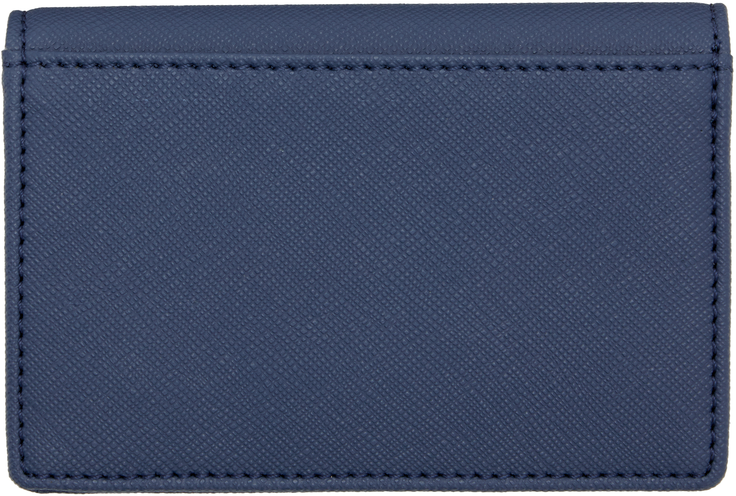 Vivienne Westwood Navy Orb Flat Id Card Holder In Blue