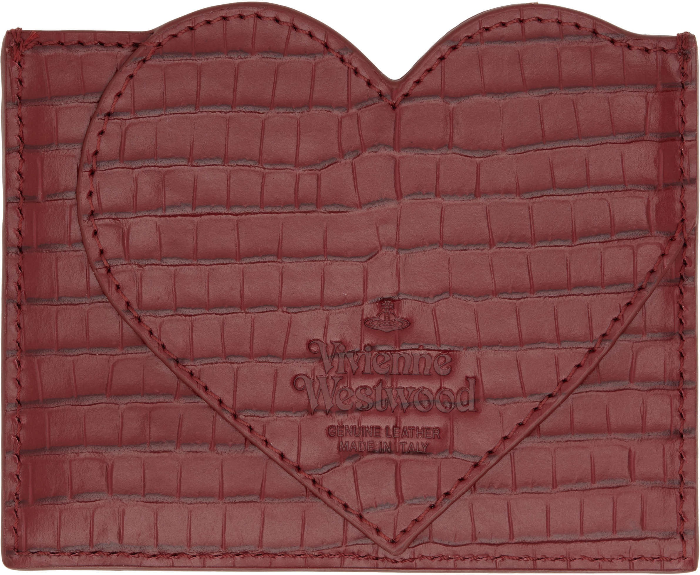 Vivienne Westwood Red Heart Card Holder