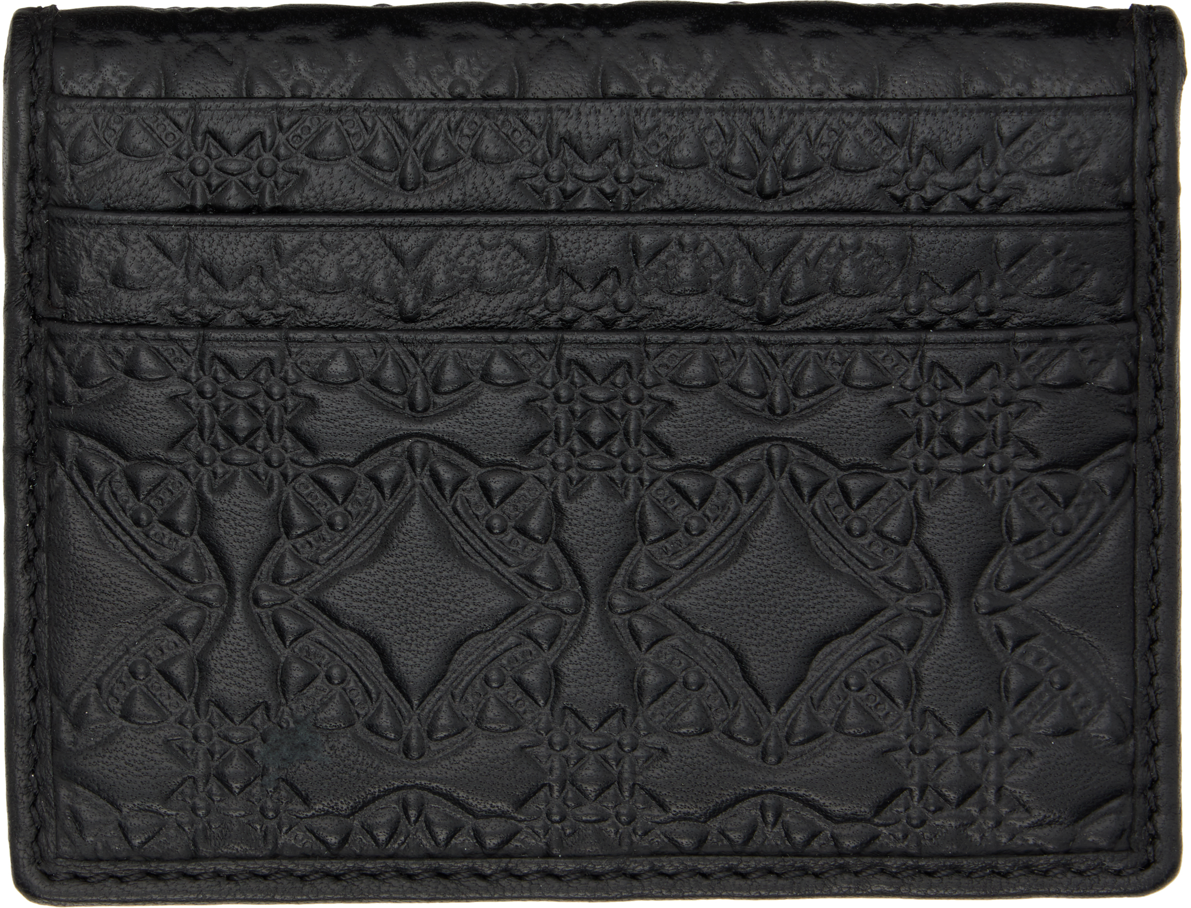 Vivienne Westwood Man Card Holder Nappa Leather Black One Size Men In Black