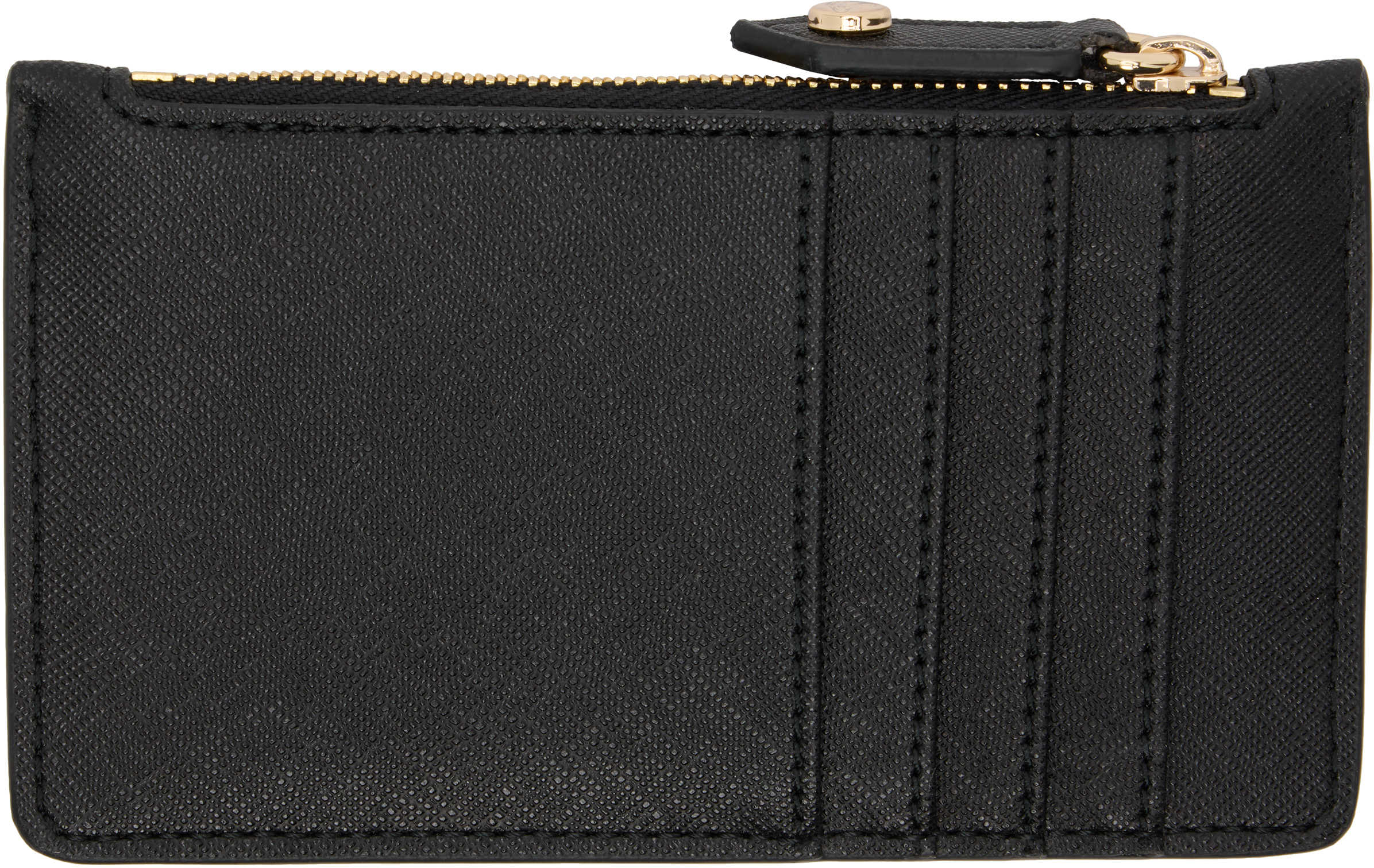 Vivienne Westwood Black Slim Long Card Holder In Black