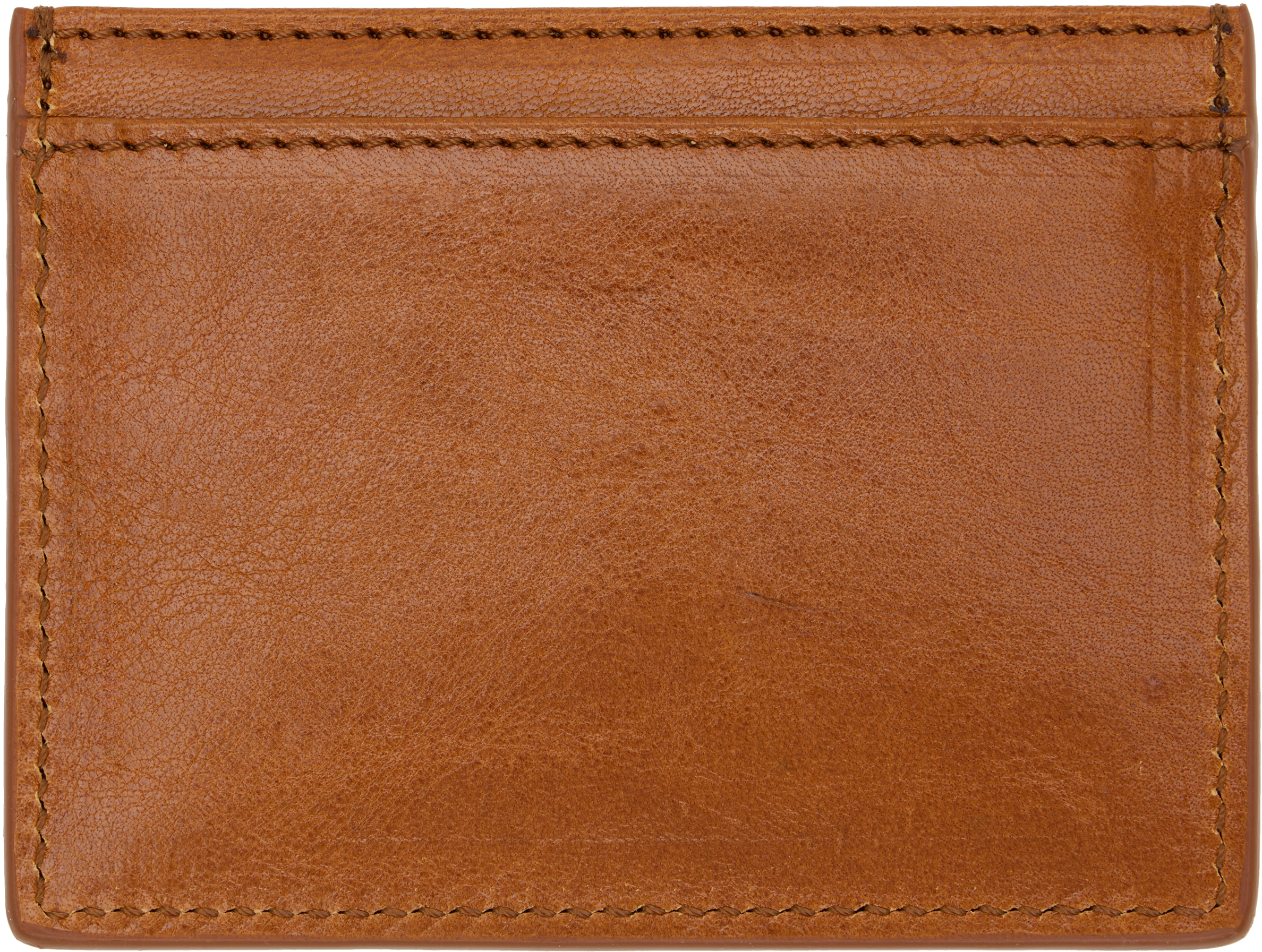 Vivienne Westwood Brown Flat Card Holder In Brown