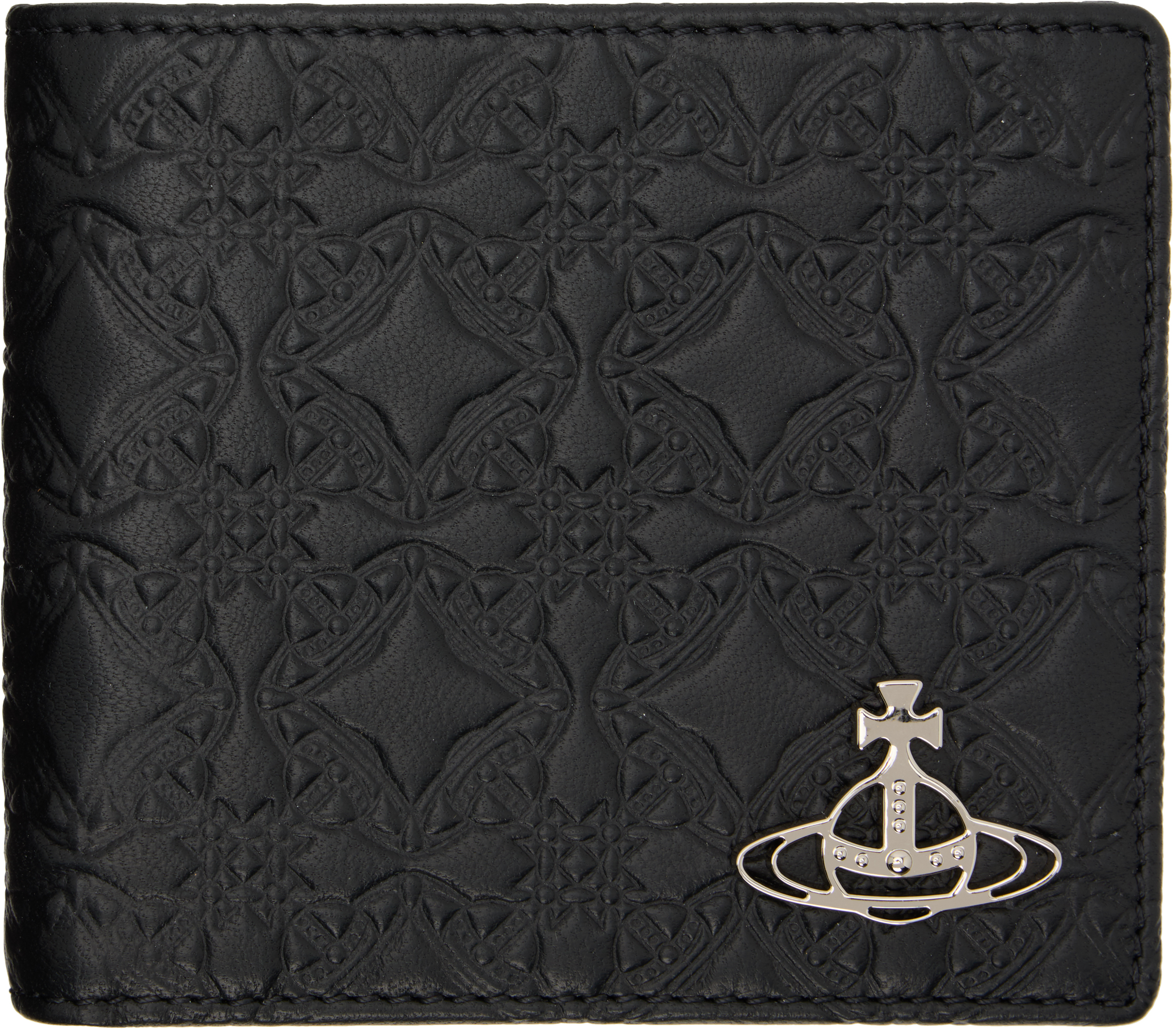 Black Billfold Wallet by Vivienne Westwood on Sale