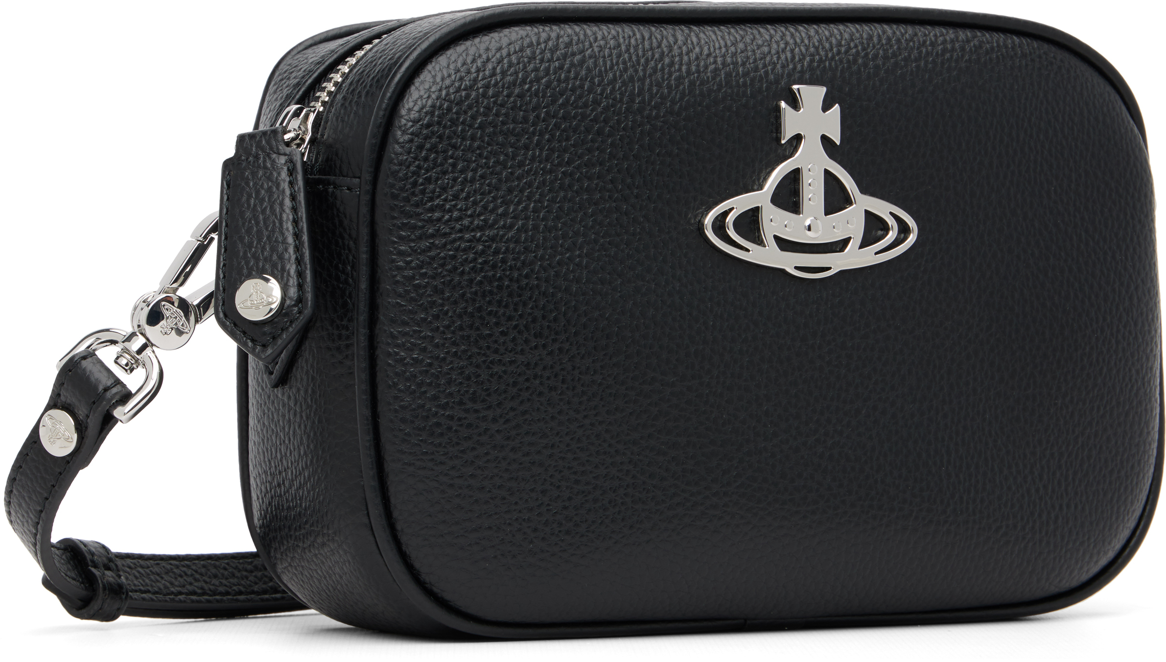 Vivienne Westwood Black Anna Camera Bag In Black