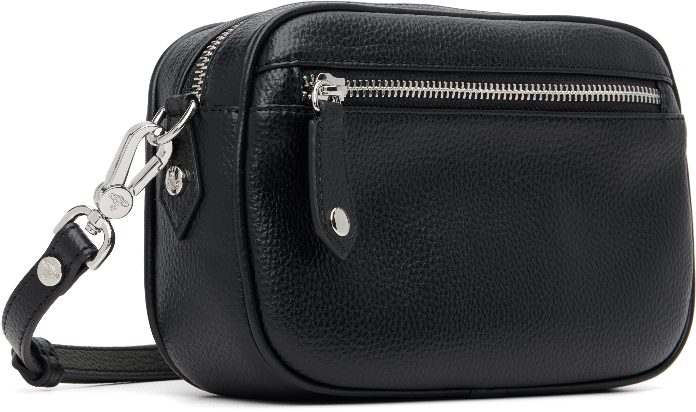 Vivienne Westwood Black Anna Camera Bag In Black