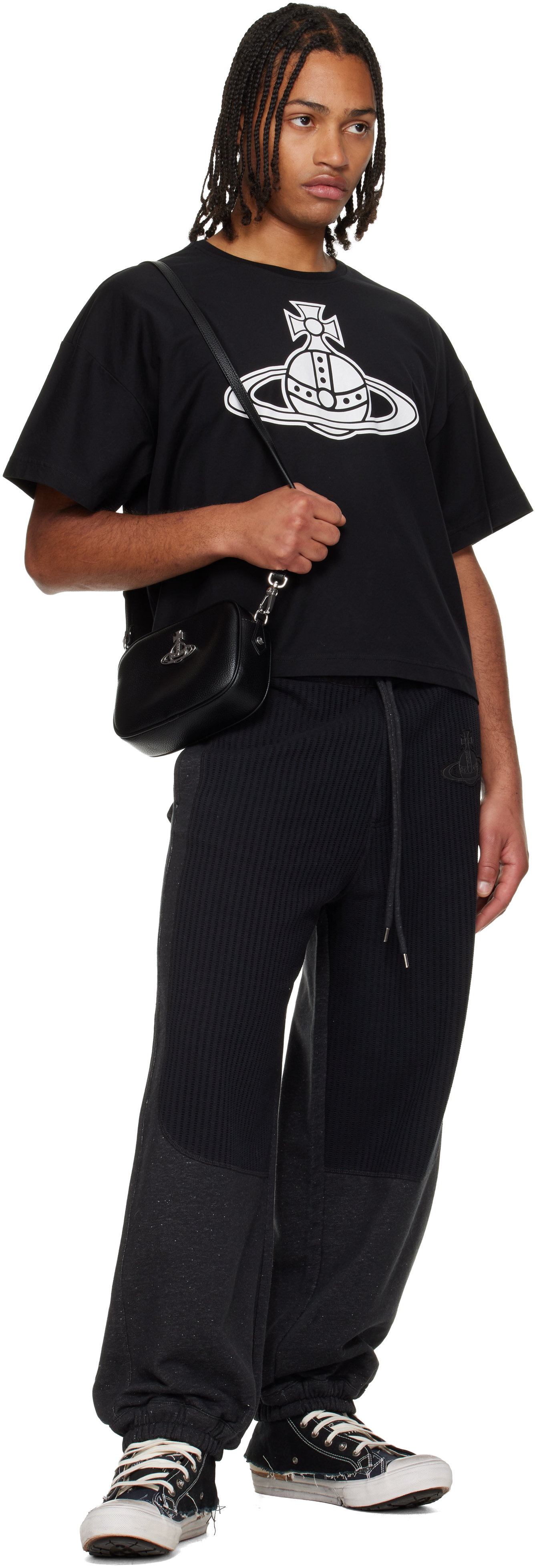 Vivienne Westwood Black Anna Camera Bag In Black