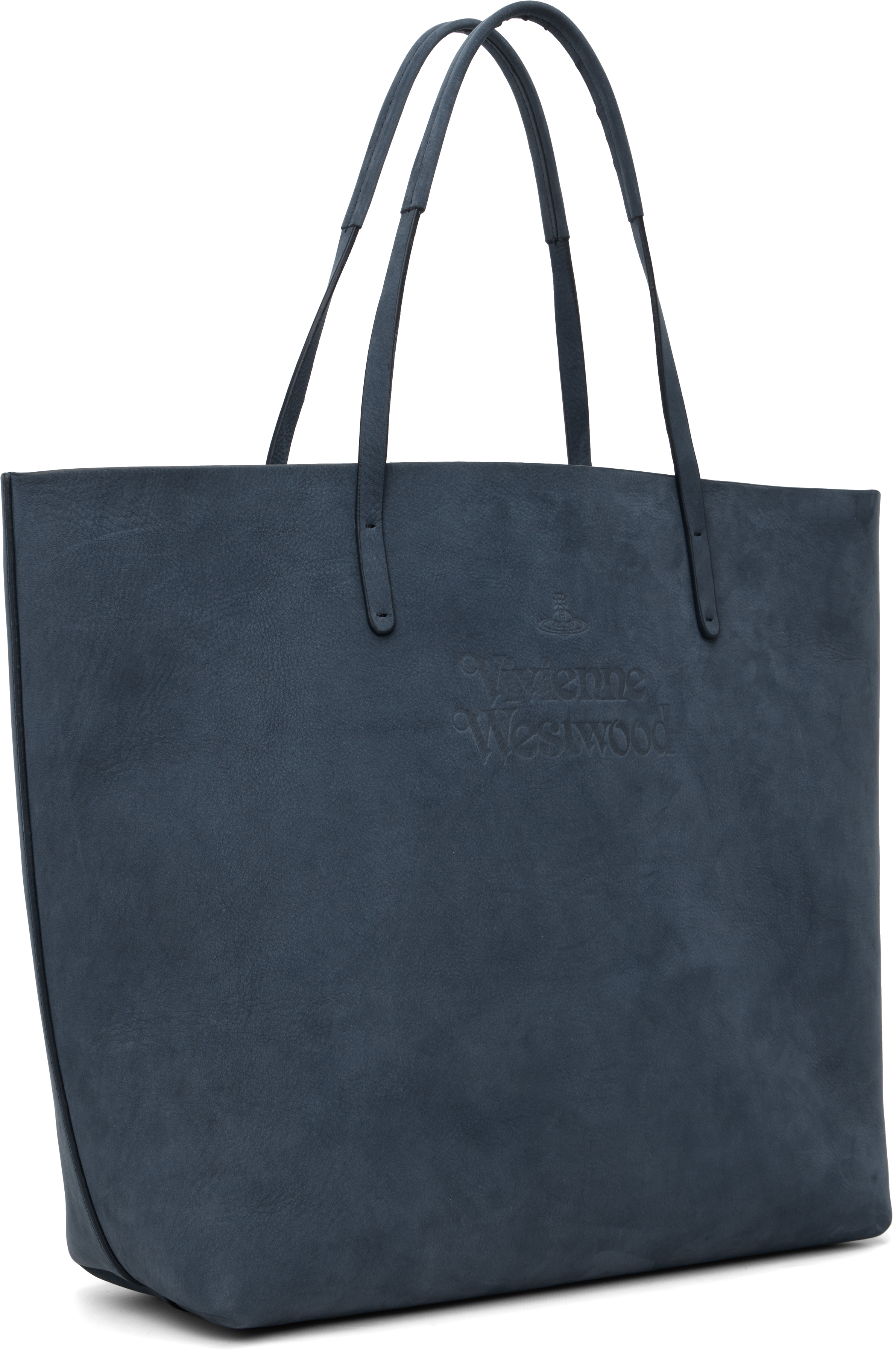 Vivienne Westwood Blue Studio Shopper Tote In Blue
