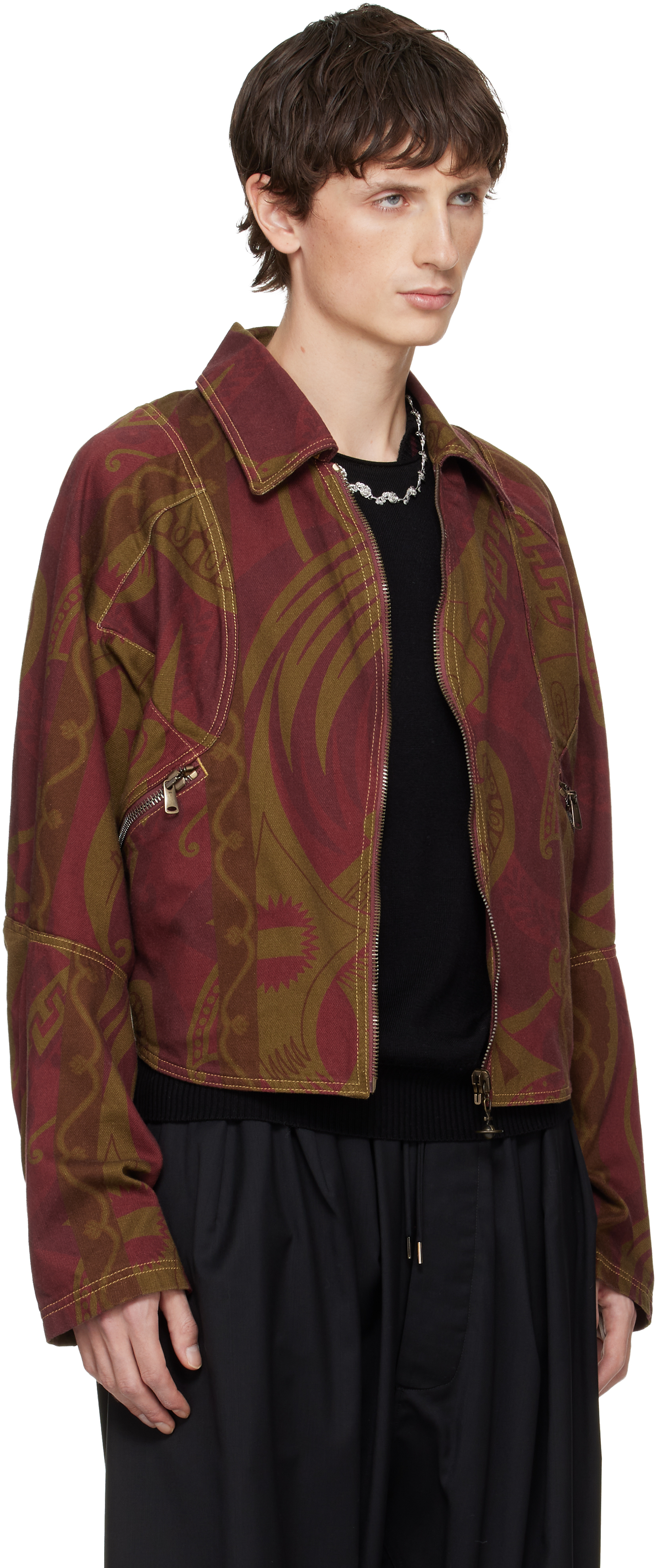 Vivienne Westwood Pourpoint Denim Jacket In Brown