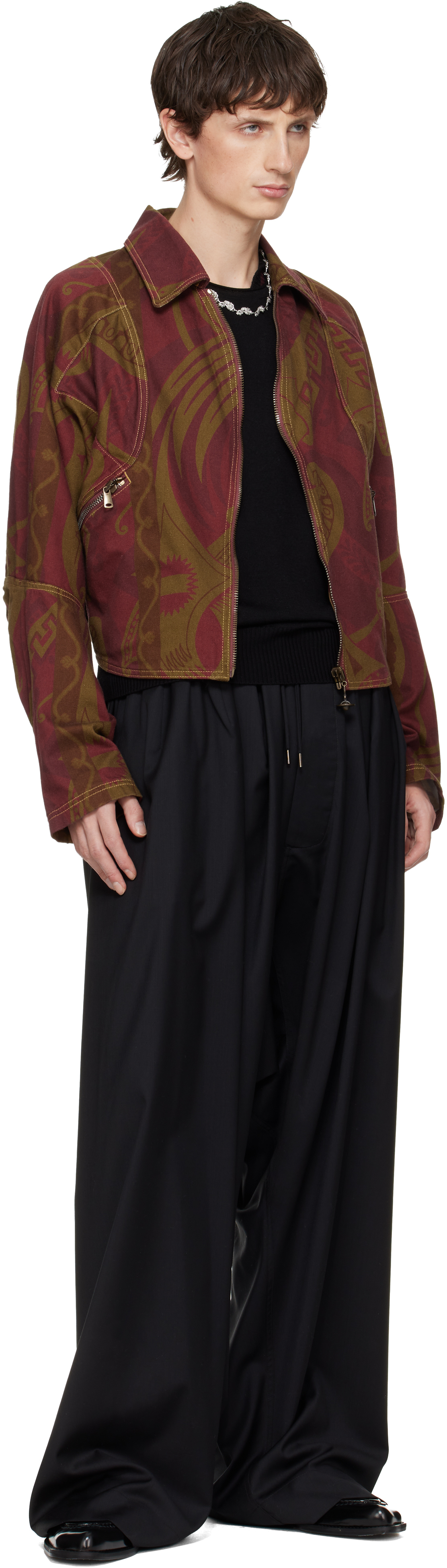 Vivienne Westwood Pourpoint Denim Jacket In Brown