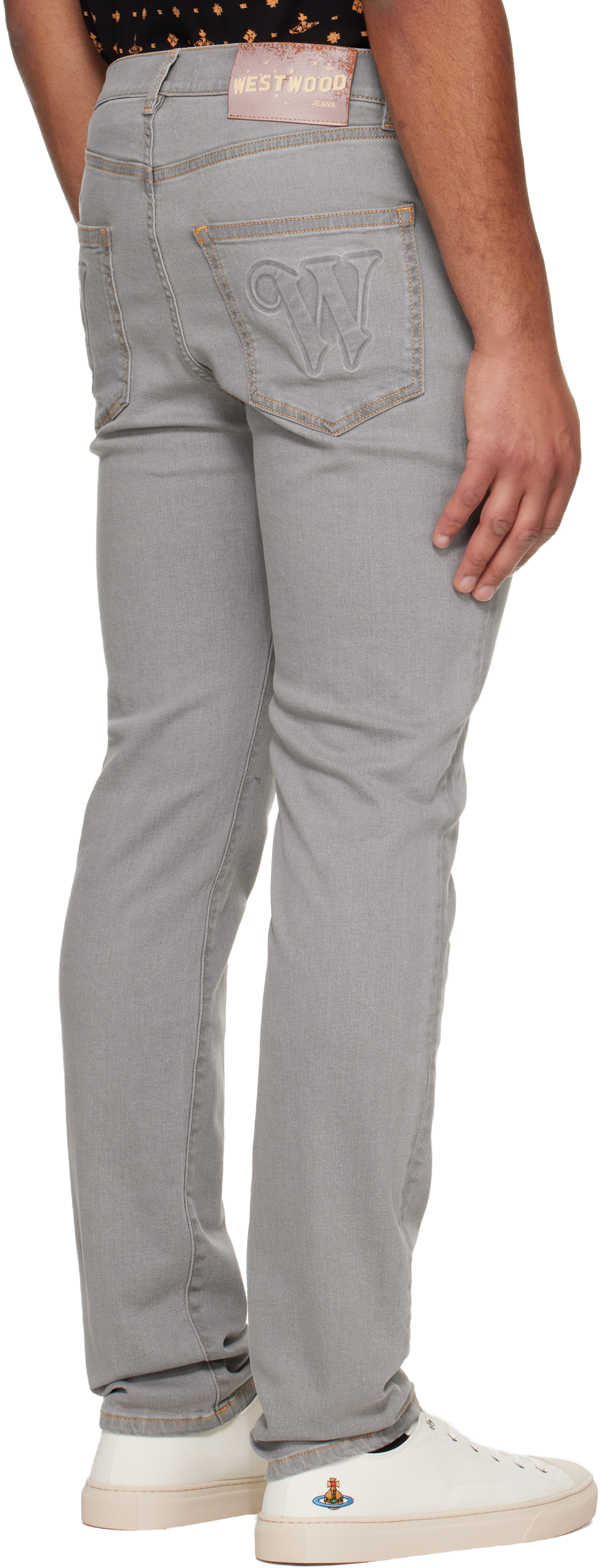 Vivienne Westwood Gray Classic Tapered Jeans In Neutral