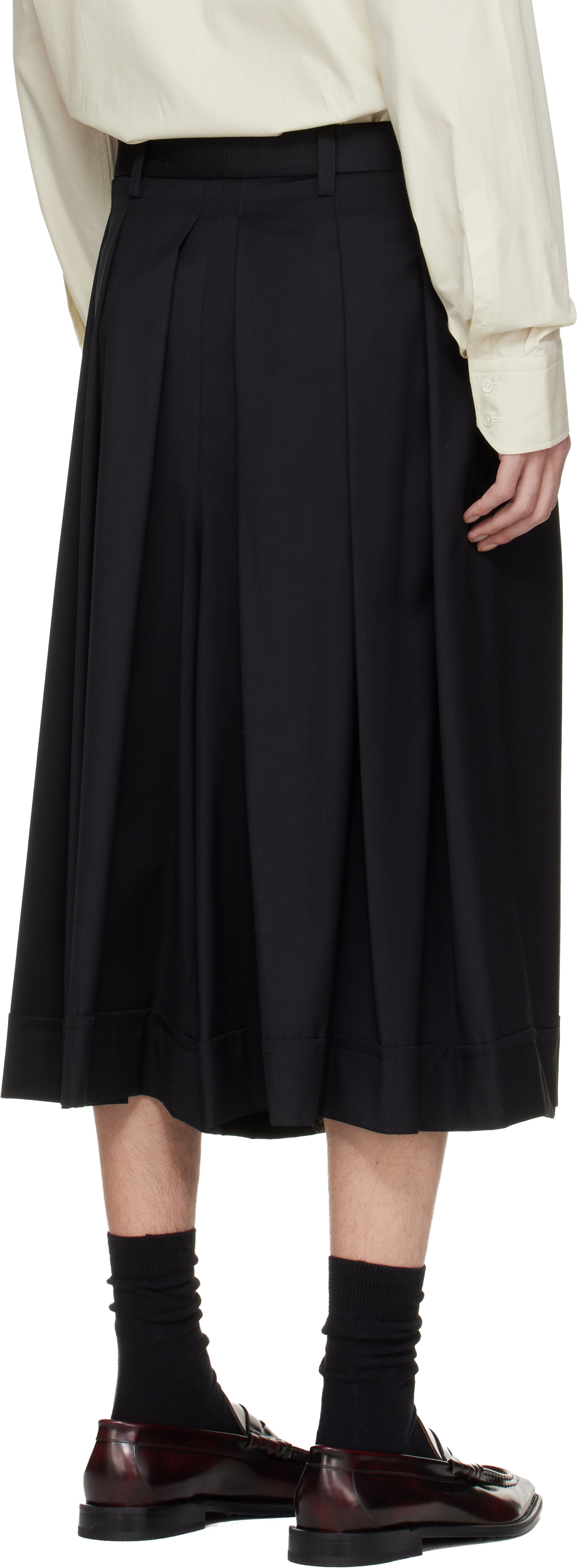 Vivienne Westwood Black Culottes Trousers In Black