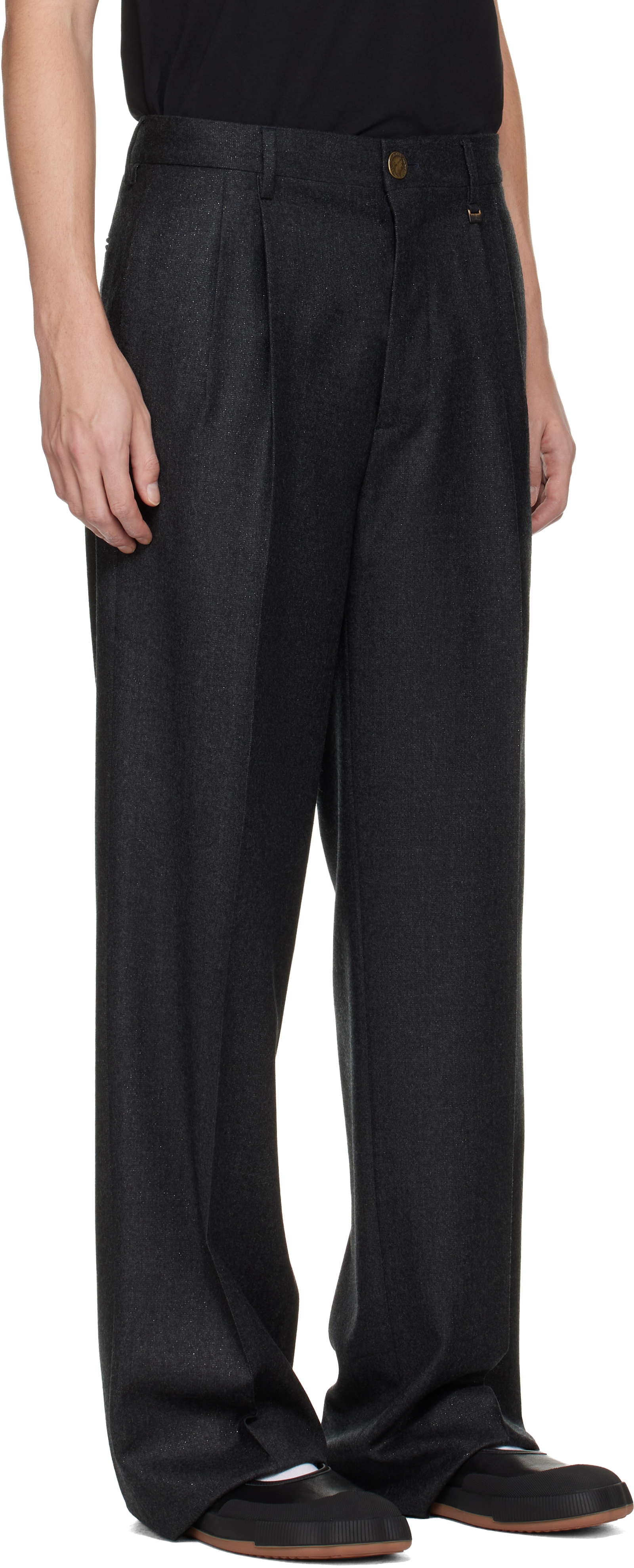 Vivienne Westwood Rafael Trousers Brown In Black