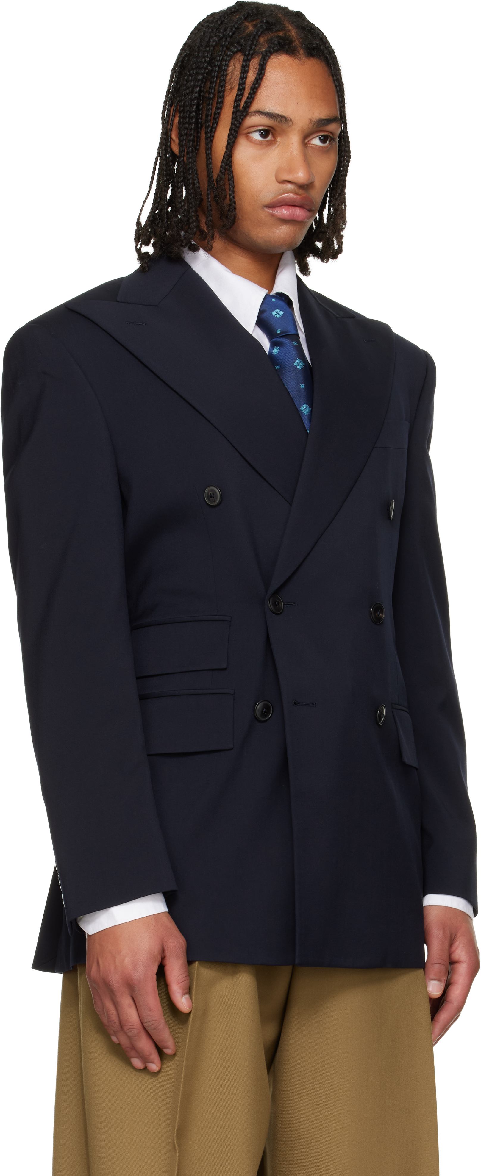 Vivienne Westwood Navy Db Niesen Blazer In Blue