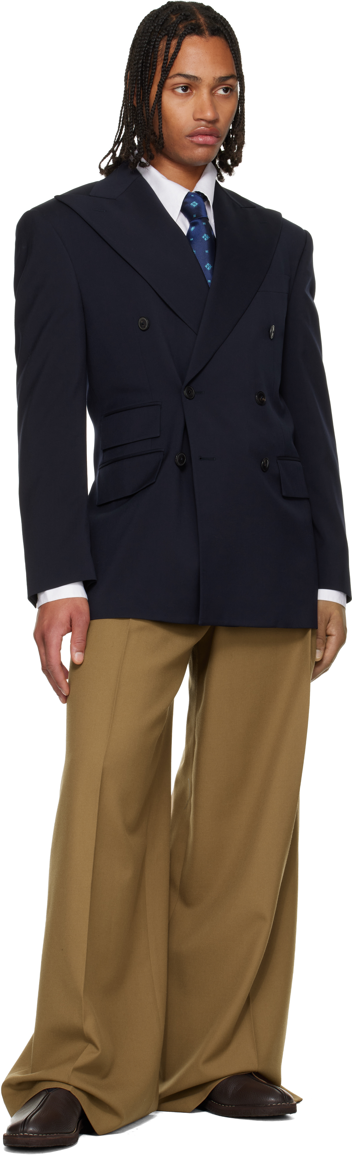 Vivienne Westwood Navy Db Niesen Blazer In Blue