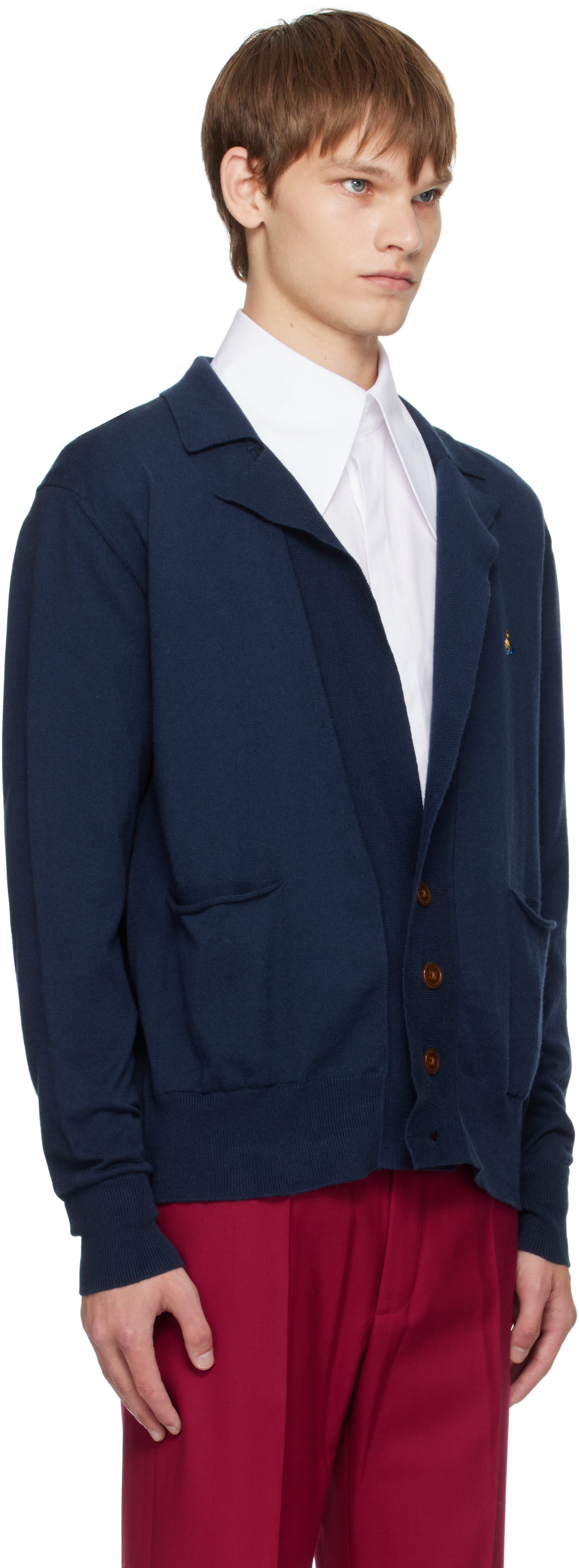 Vivienne Westwood Samuel Cardigan Knitwear Blue In Blue