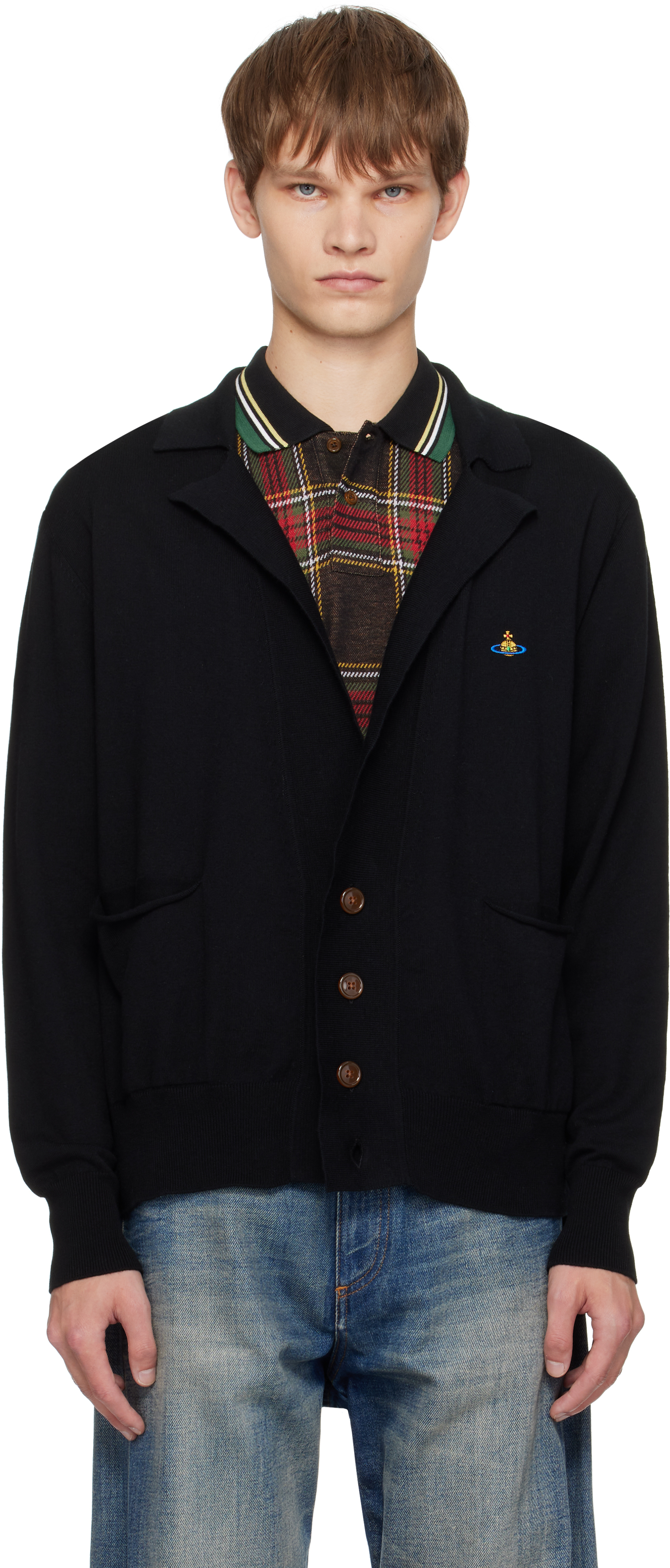 Vivienne Westwood: ブラック Samuel カーディガン | SSENSE 日本