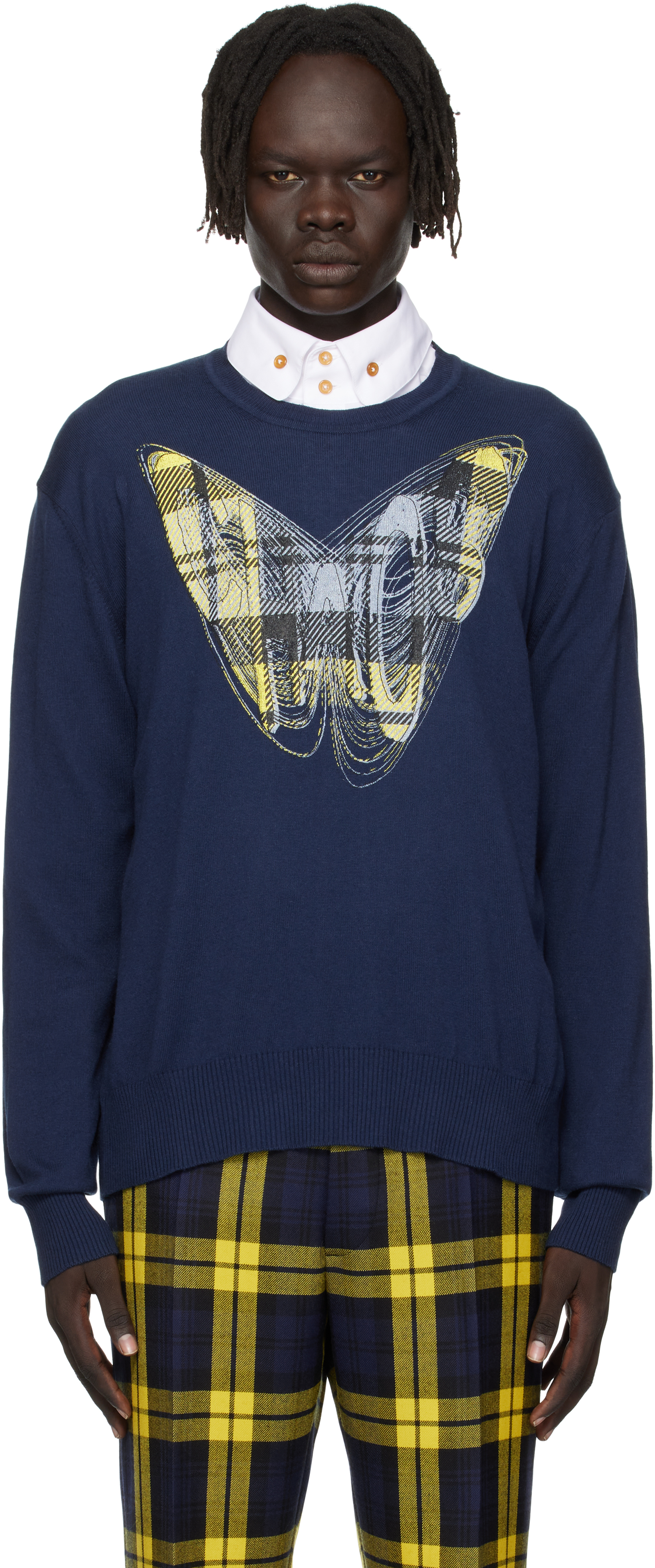 Vivienne Westwood ネイビー長袖ニット 46サイズ 楽天市場】Vivienne Westwood ヴィヴィアンウエストウッド 半袖