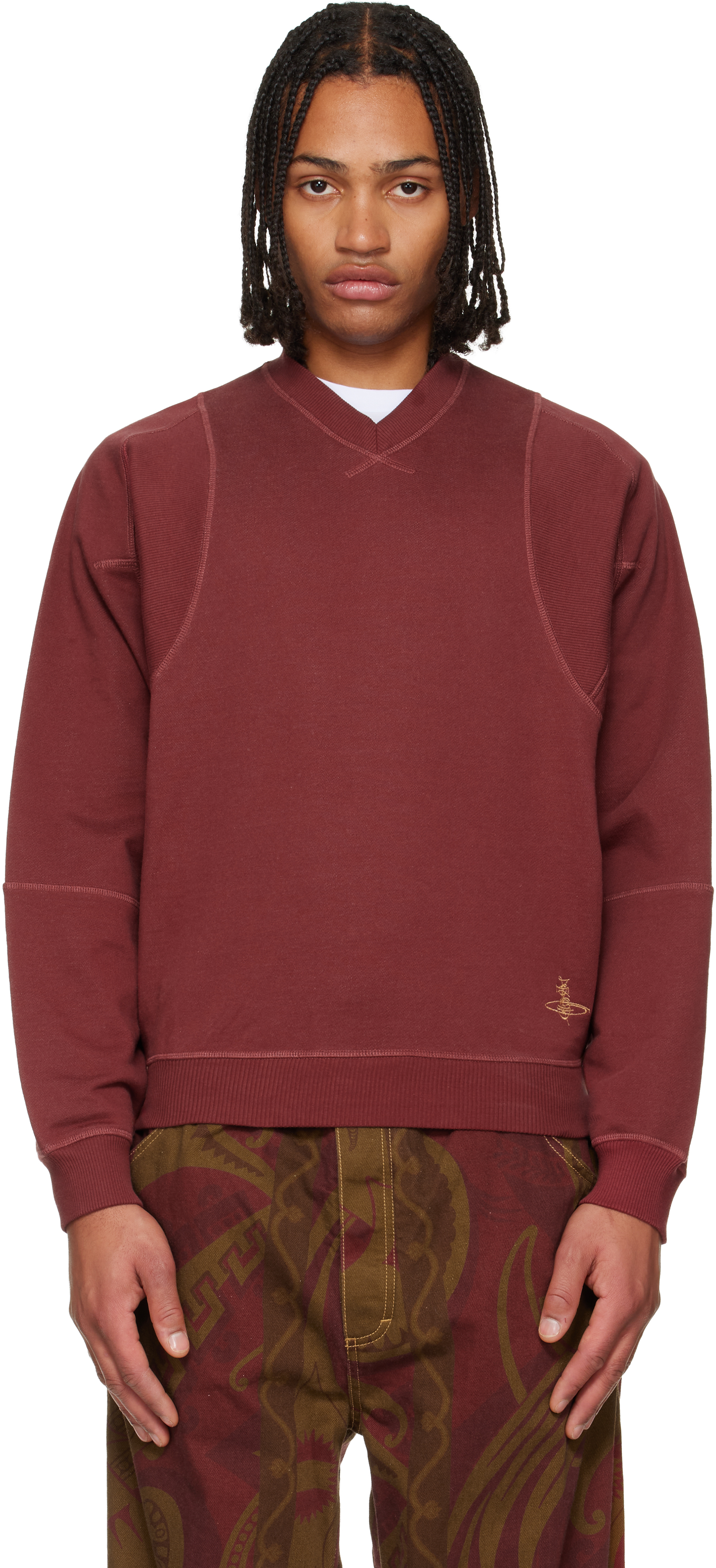 トップス Vivienne Westwood Red Sweatshirt Red Pourpoint Sweatshirt by Vivienne Westwood on Sale
