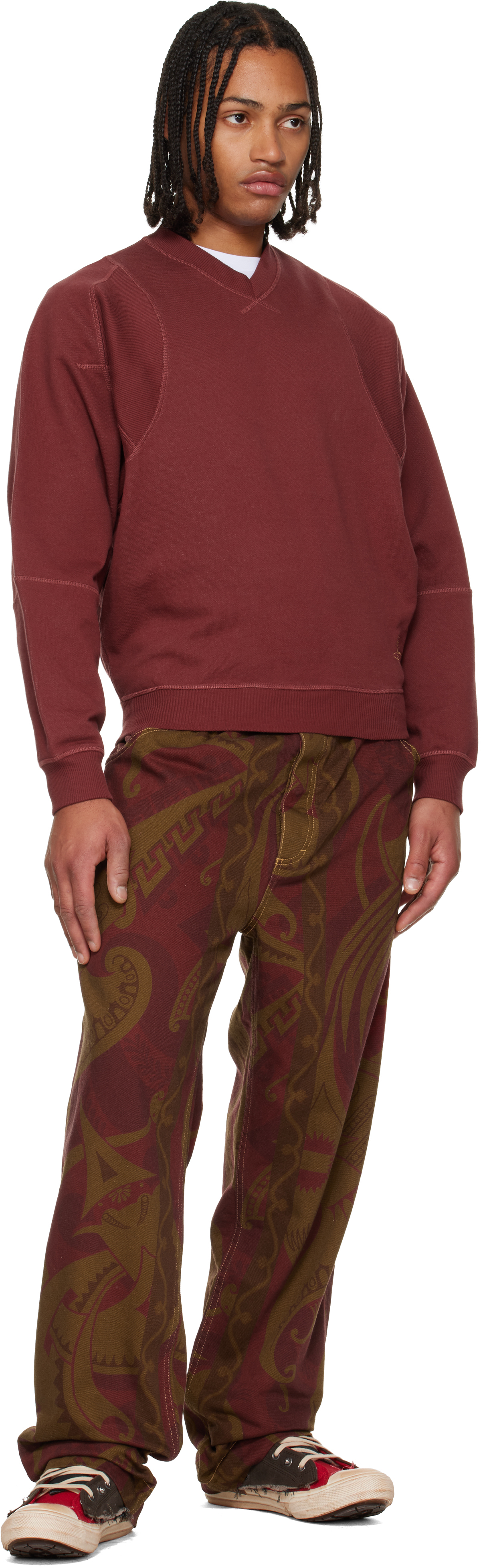 Vivienne Westwood Red Pourpoint Sweatshirt In Burgundy