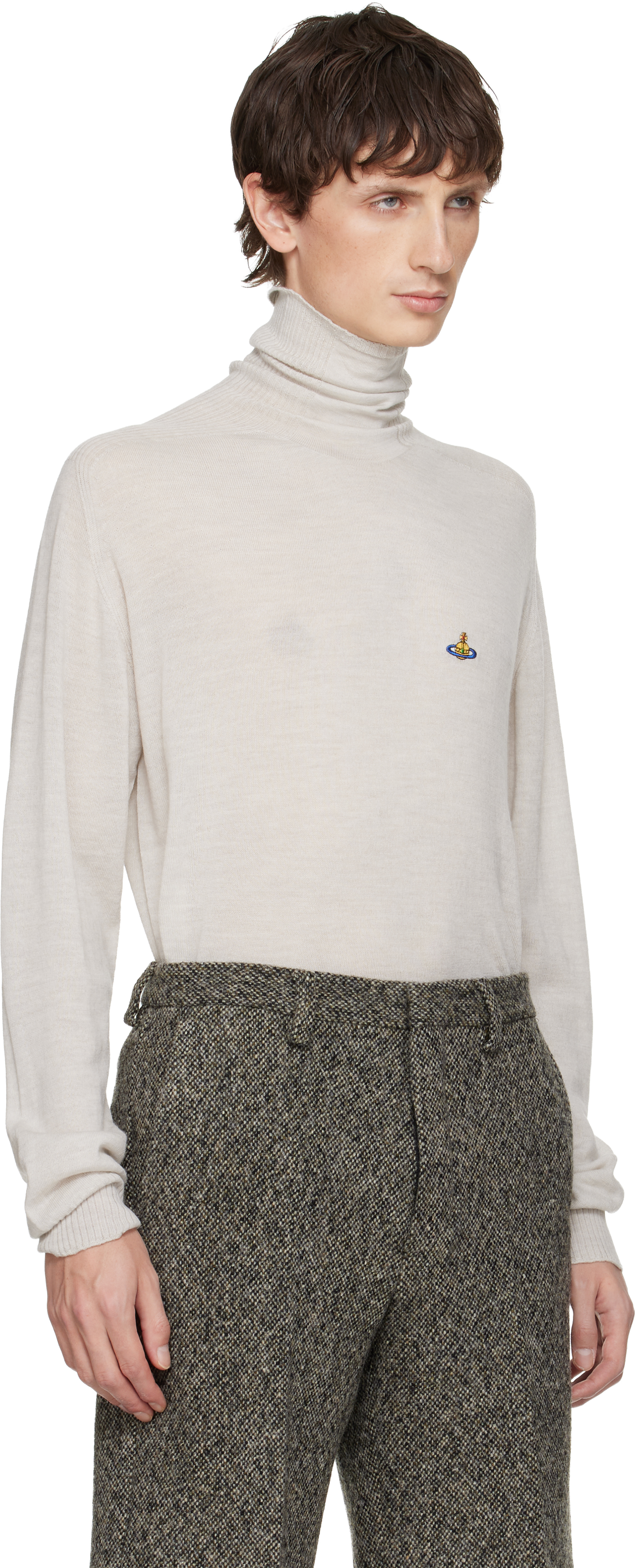 Vivienne Westwood Off-white Fisherman Turtleneck In Neutral