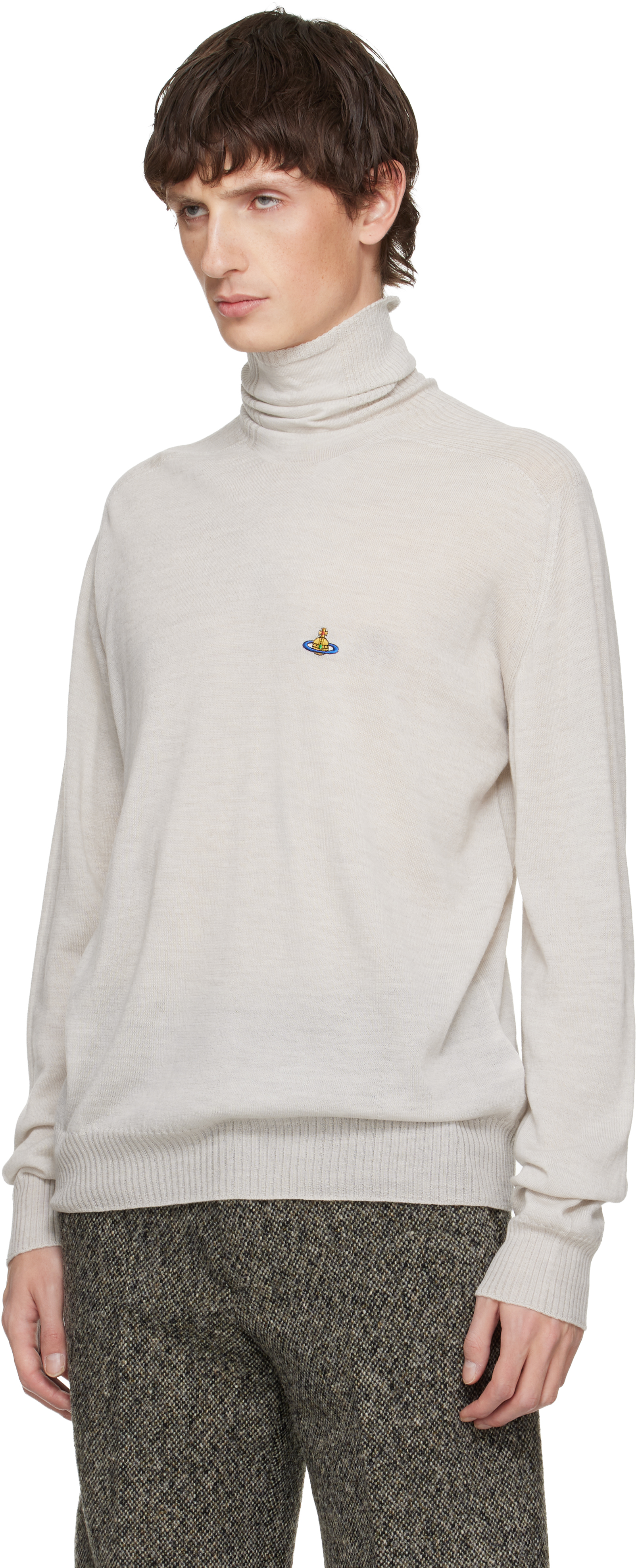 Vivienne Westwood Off-white Fisherman Turtleneck In Neutral